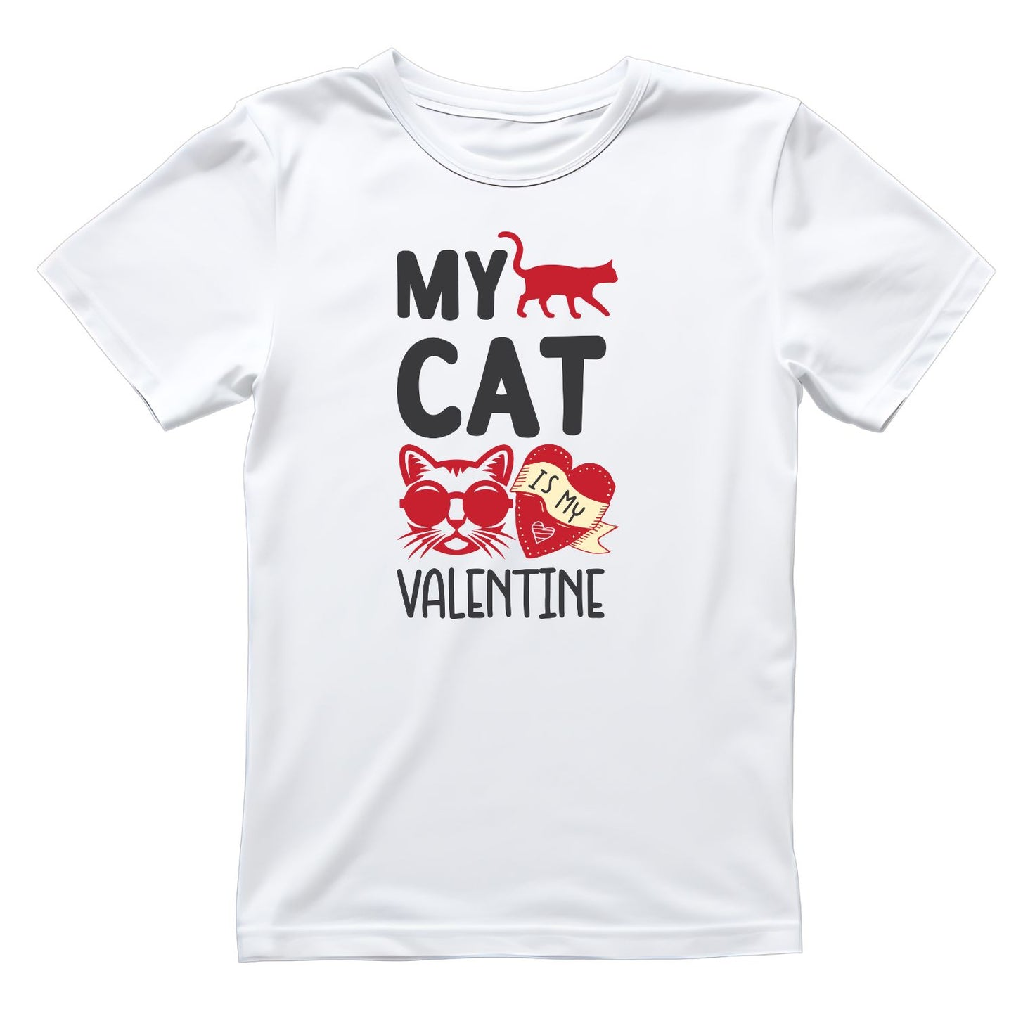 My Cat Is My Valentine T-shirt