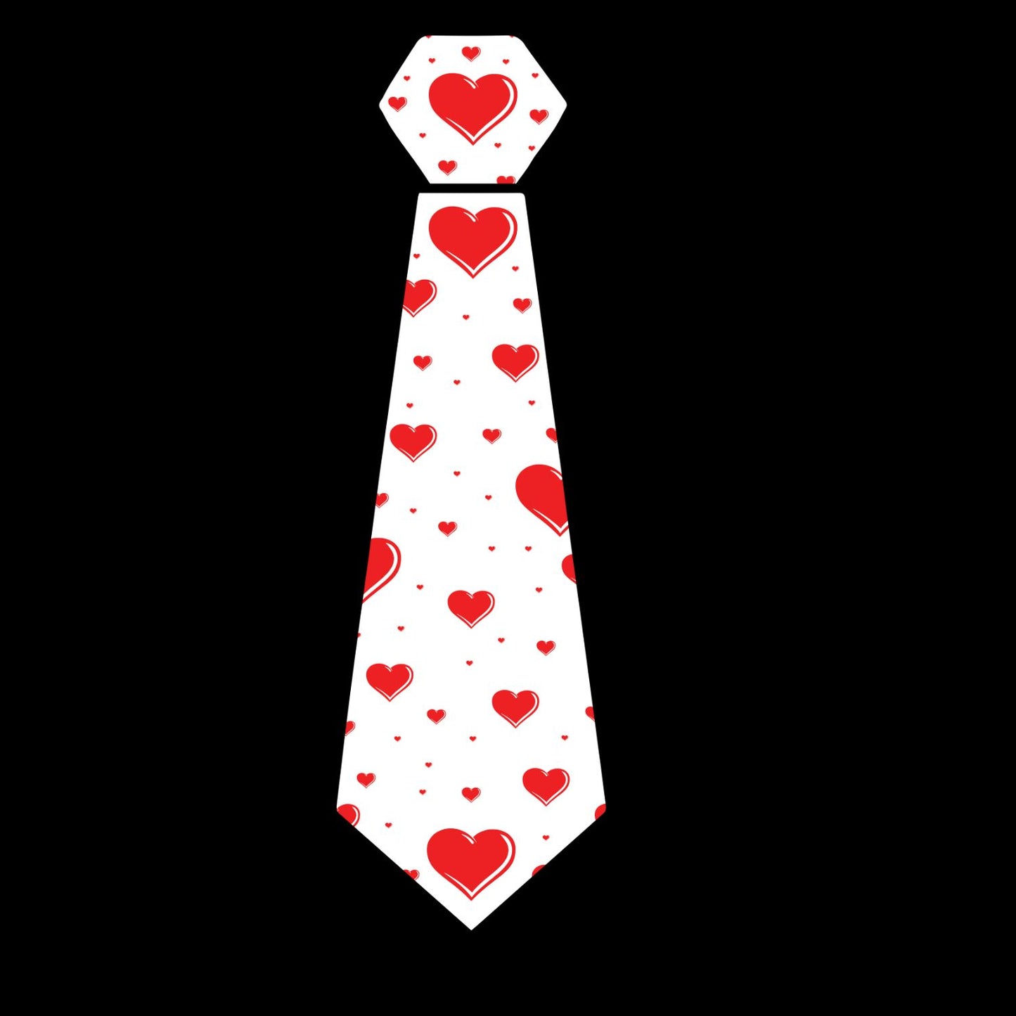Valentines Heart Tie T-shirt