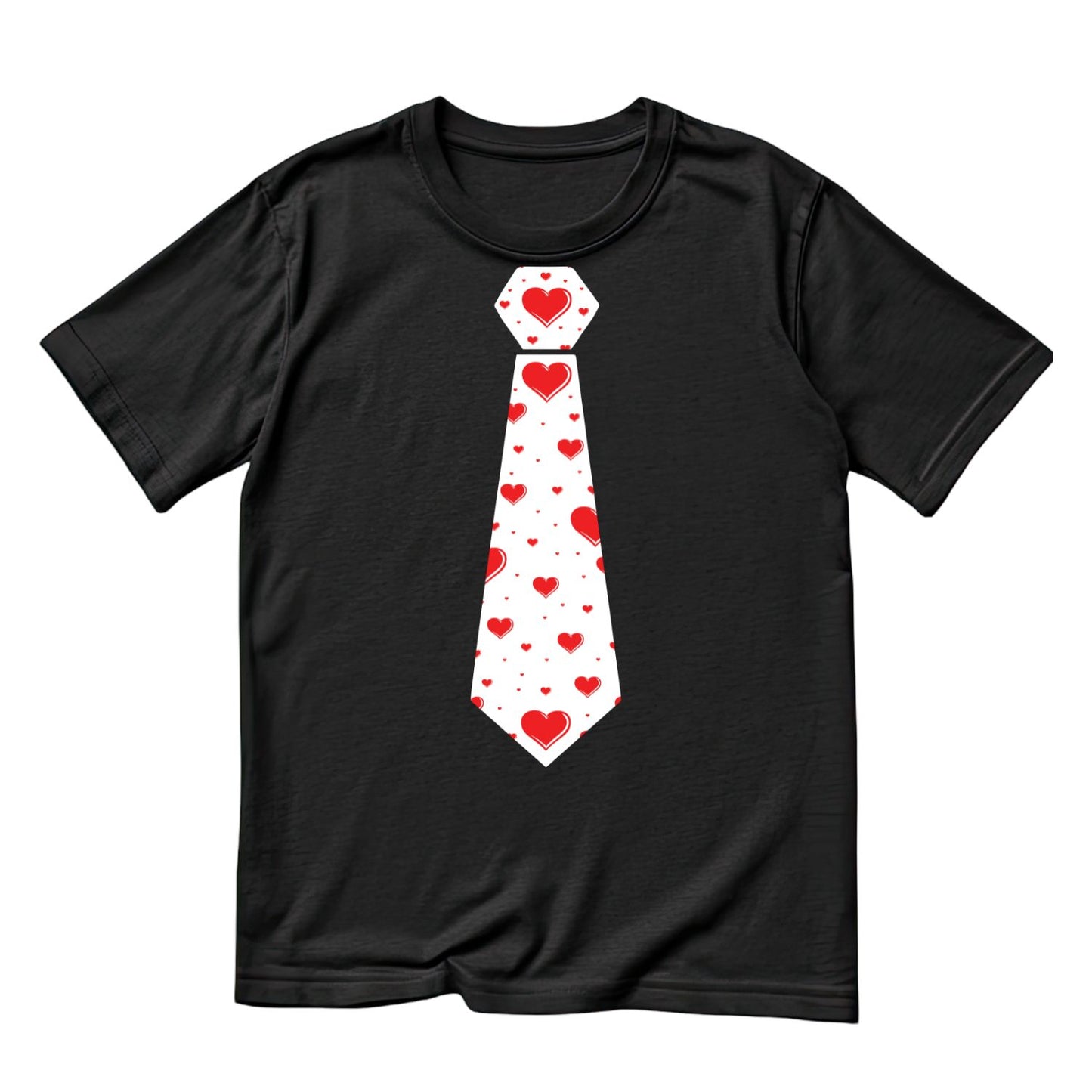 Valentines Heart Tie T-shirt