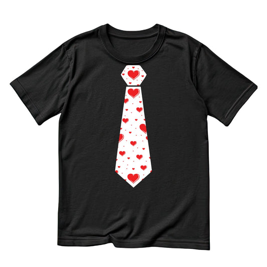 Valentines Heart Tie T-shirt