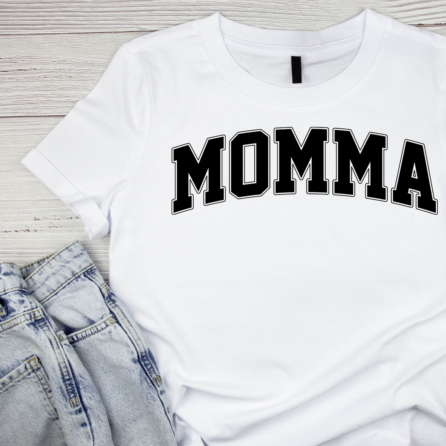 Momma Retro Varsity T-shirt | Mama Graphic Tee | Mommy Printed Shirt | Mother’s Day | Birthday |