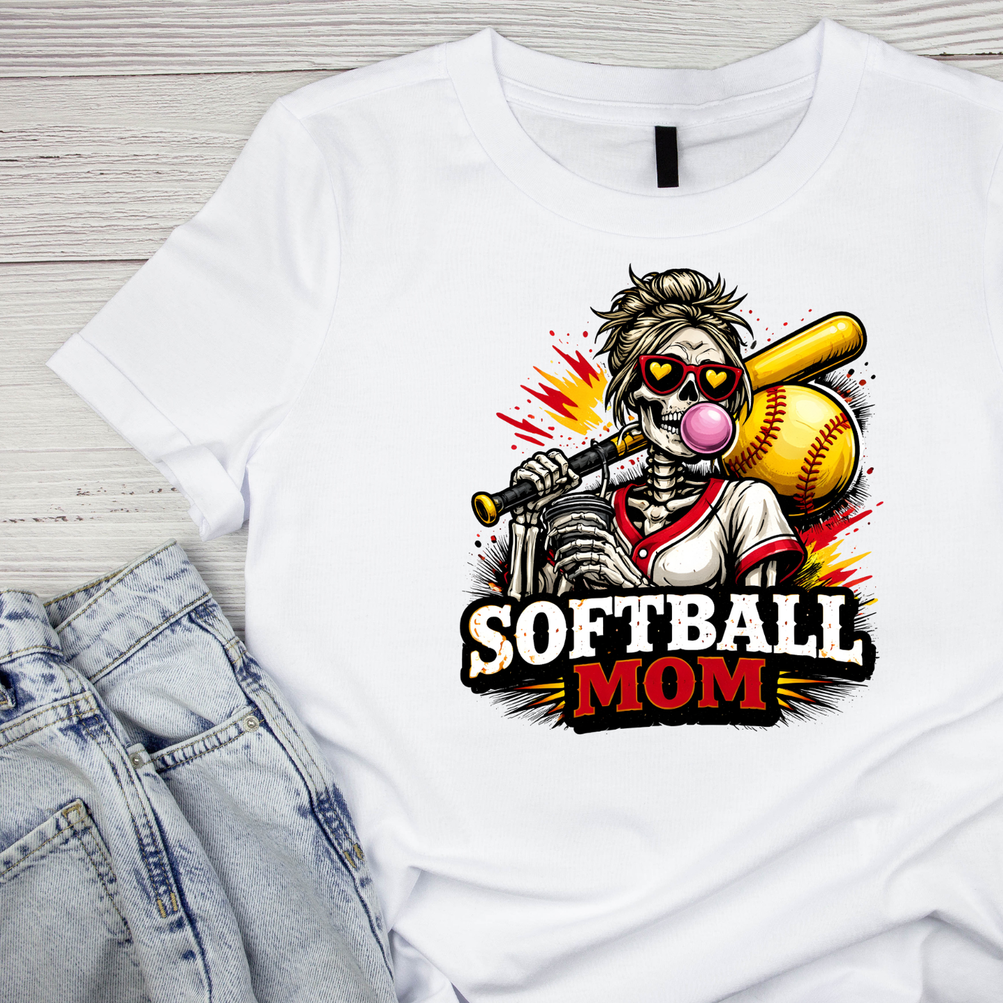 Softball Mama T-shirt | Mommy Graphic Tee | Mommy Printed Shirt | Mother’s Day | Sports
