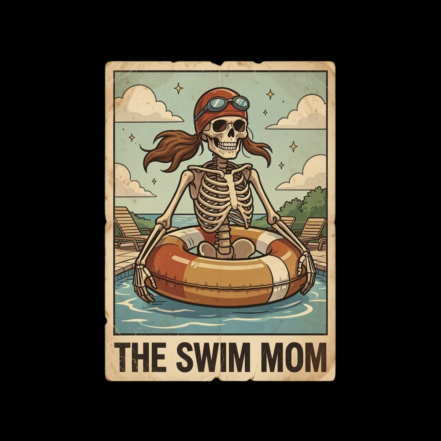 Tarot The Swim Mom T-shirt | Mama Graphic Tee | Mommy Printed Shirt | Mother’s Day | Birthday