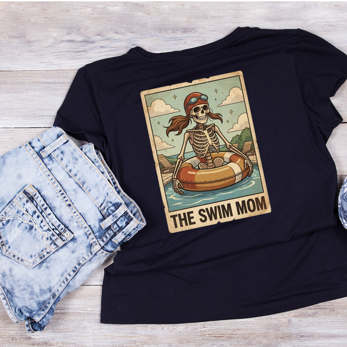 Tarot The Swim Mom T-shirt | Mama Graphic Tee | Mommy Printed Shirt | Mother’s Day | Birthday