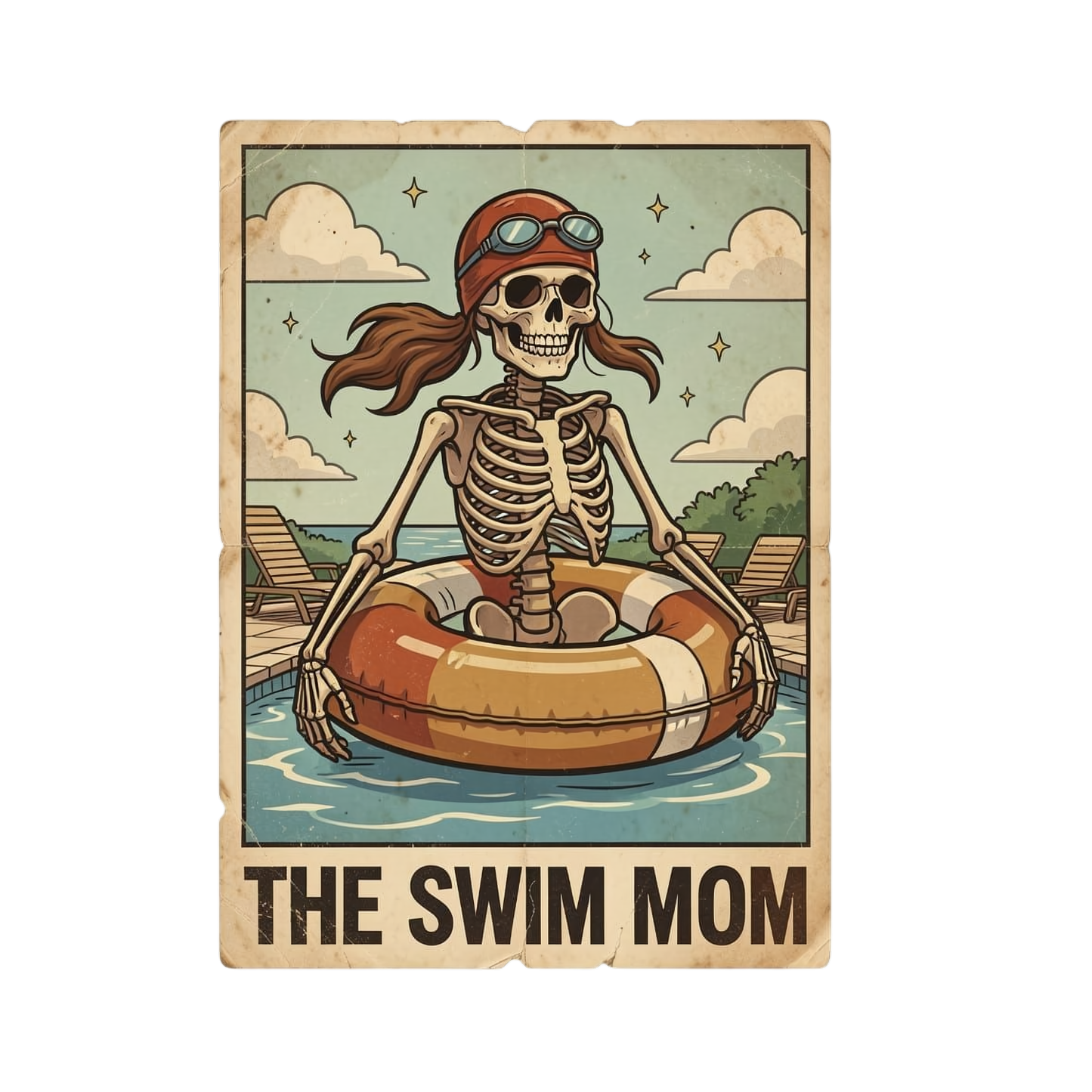 Tarot The Swim Mom T-shirt | Mama Graphic Tee | Mommy Printed Shirt | Mother’s Day | Birthday