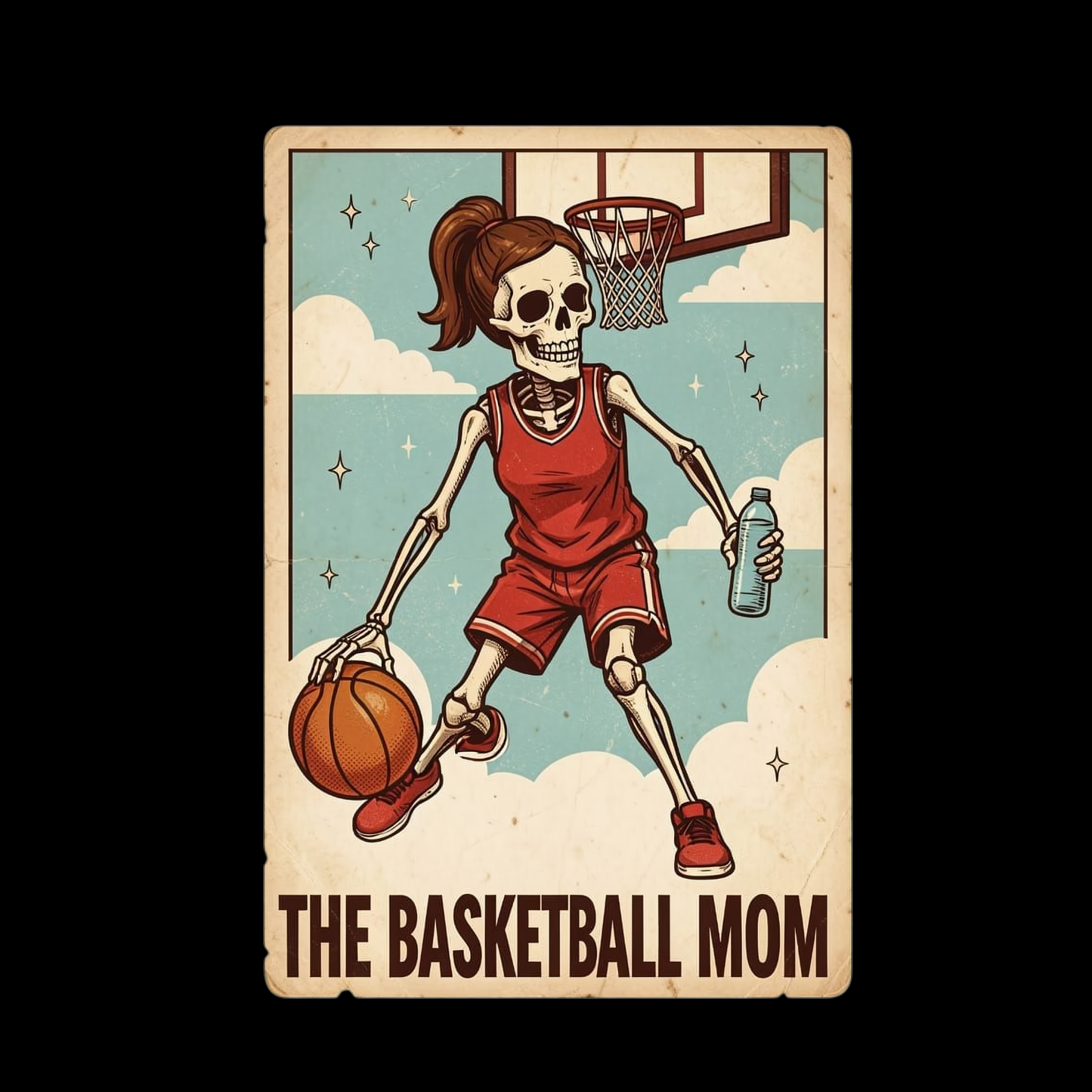 Tarot The Basketball Mom T-shirt | Mama Graphic Tee | Mommy Printed Shirt | Mother’s Day | Birthday