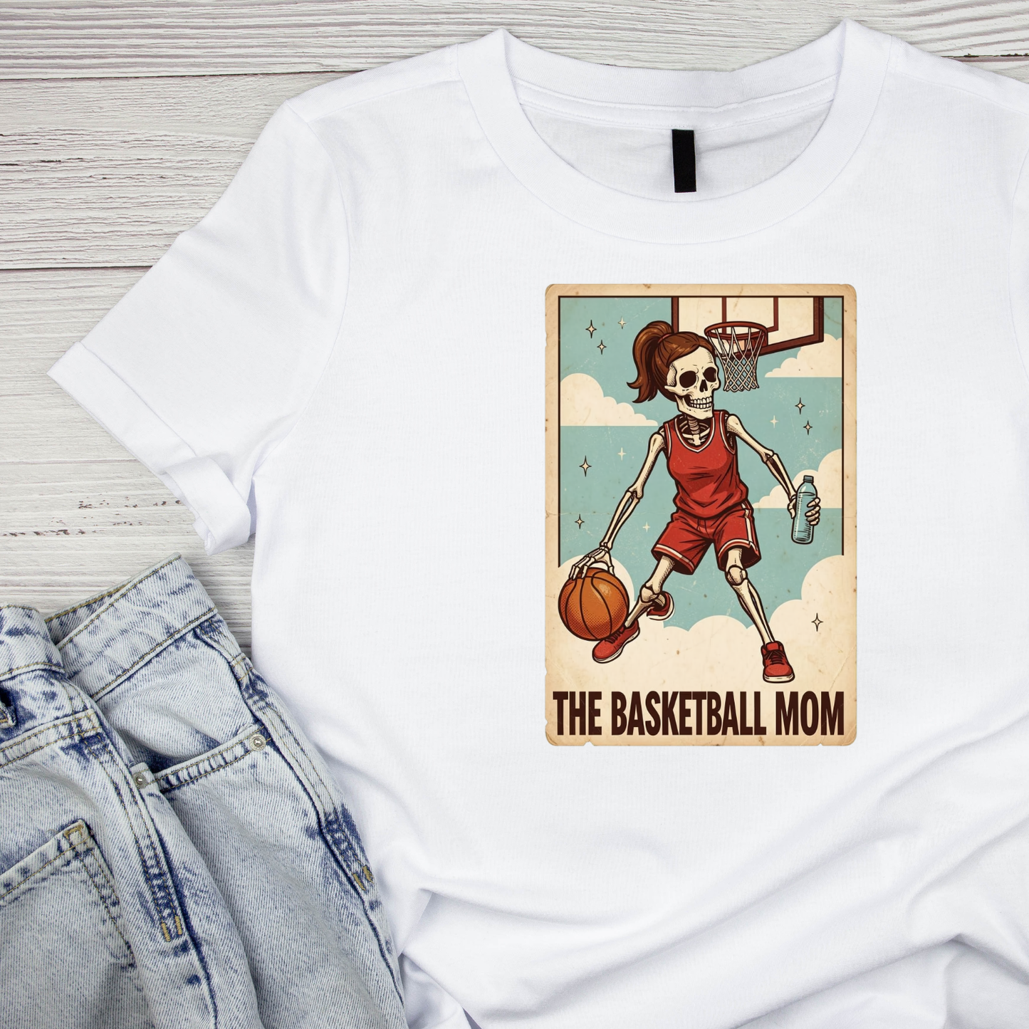 Tarot The Basketball Mom T-shirt | Mama Graphic Tee | Mommy Printed Shirt | Mother’s Day | Birthday