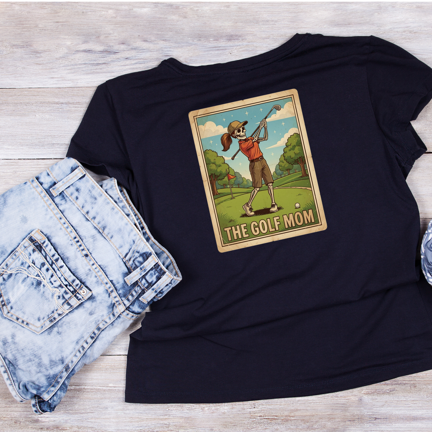 Tarot The Golf Mom T-shirt | Mama Graphic Tee | Mommy Printed Shirt | Mother’s Day | Birthday