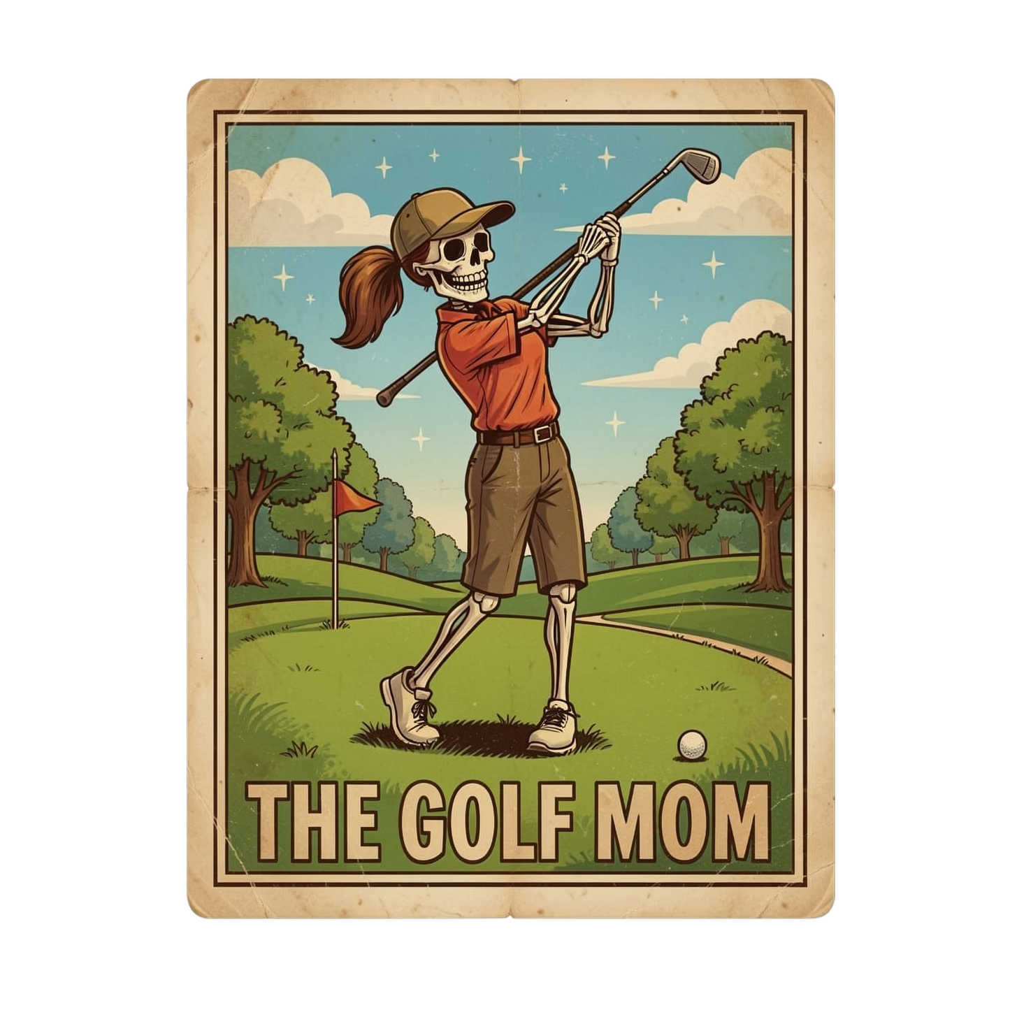 Tarot The Golf Mom T-shirt | Mama Graphic Tee | Mommy Printed Shirt | Mother’s Day | Birthday