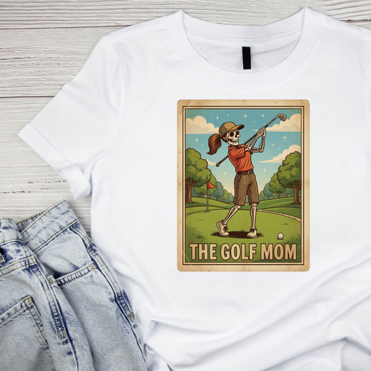 Tarot The Golf Mom T-shirt | Mama Graphic Tee | Mommy Printed Shirt | Mother’s Day | Birthday