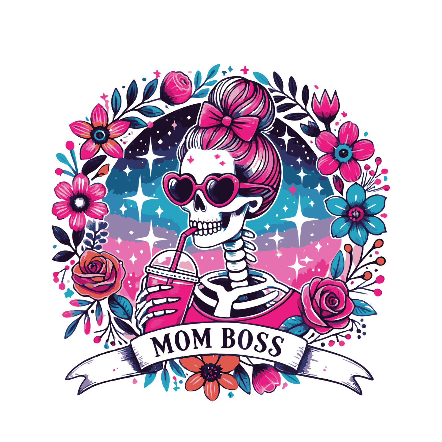 Mom Bods Skeleton Flowers T-shirt | Mama Graphic Tee | Mommy Printed Shirt | Mother’s Day | Birthday |