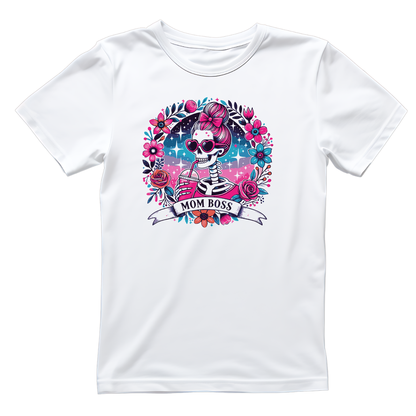 Mom Bods Skeleton Flowers T-shirt | Mama Graphic Tee | Mommy Printed Shirt | Mother’s Day | Birthday |