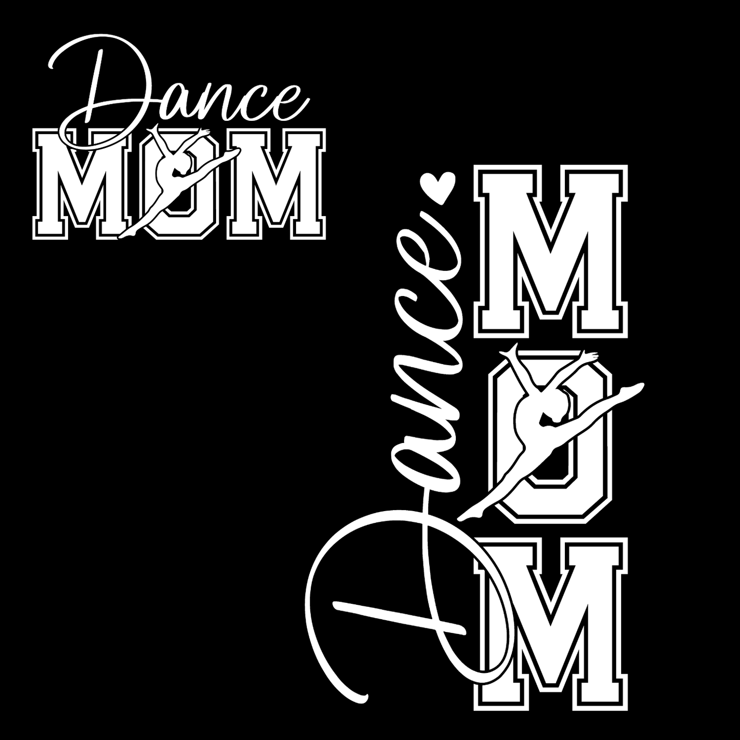 Dance Mom (front) Dance Mom (back) T-shirt | Mama Graphic Tee | Mommy Printed Shirt | Mother’s Day | Sports