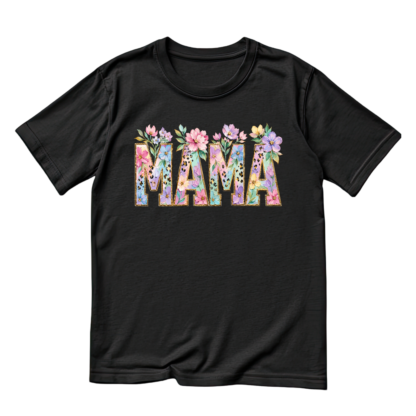 Mama Floral Bold T-shirt | Mama Graphic Tee | Mommy Printed Shirt | Mother’s Day |