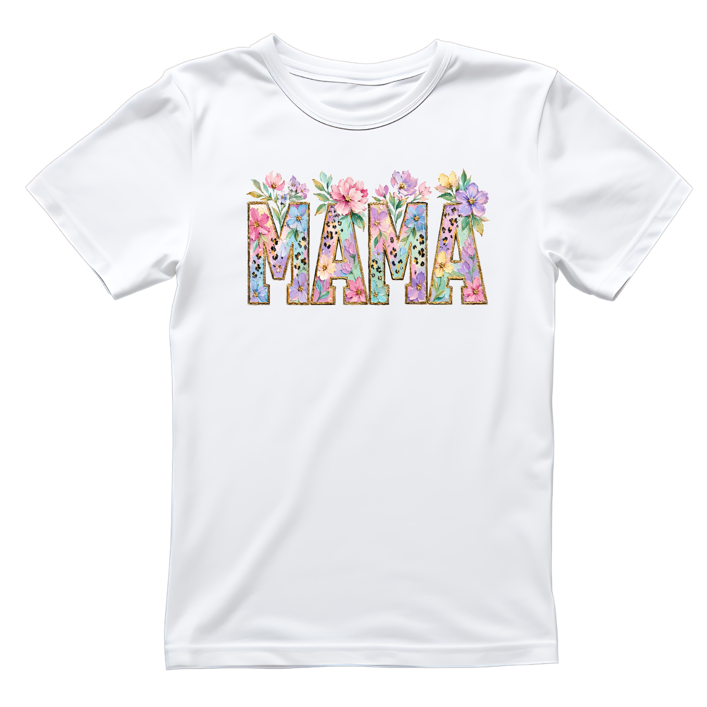 Mama Floral Bold T-shirt | Mama Graphic Tee | Mommy Printed Shirt | Mother’s Day |