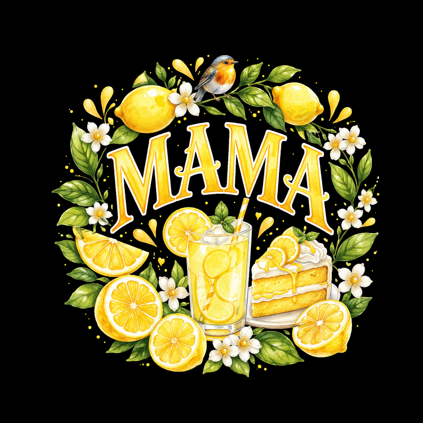 Mama Lemons T-shirt | Mama Graphic Tee | Mommy Printed Shirt | Mother’s Day |