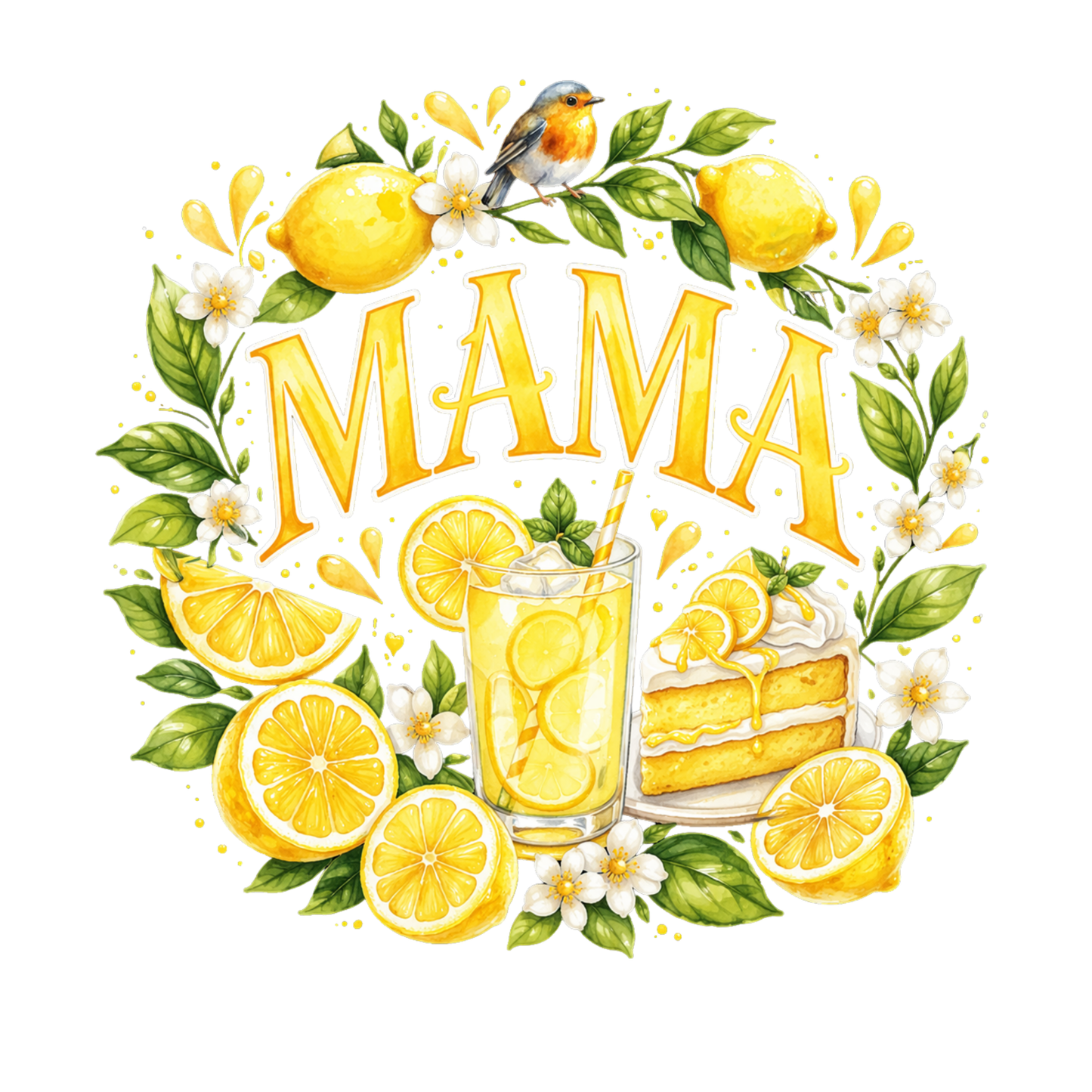 Mama Lemons T-shirt | Mama Graphic Tee | Mommy Printed Shirt | Mother’s Day |