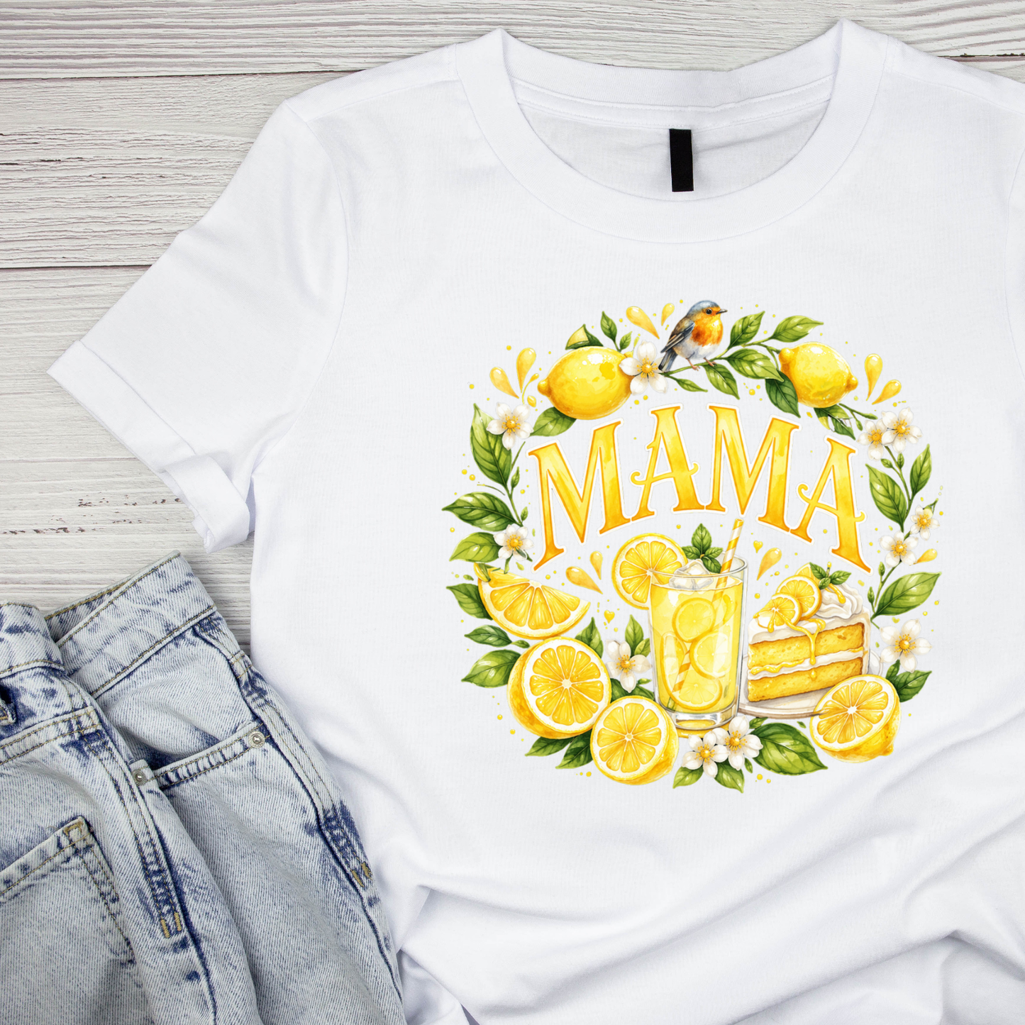 Mama Lemons T-shirt | Mama Graphic Tee | Mommy Printed Shirt | Mother’s Day |