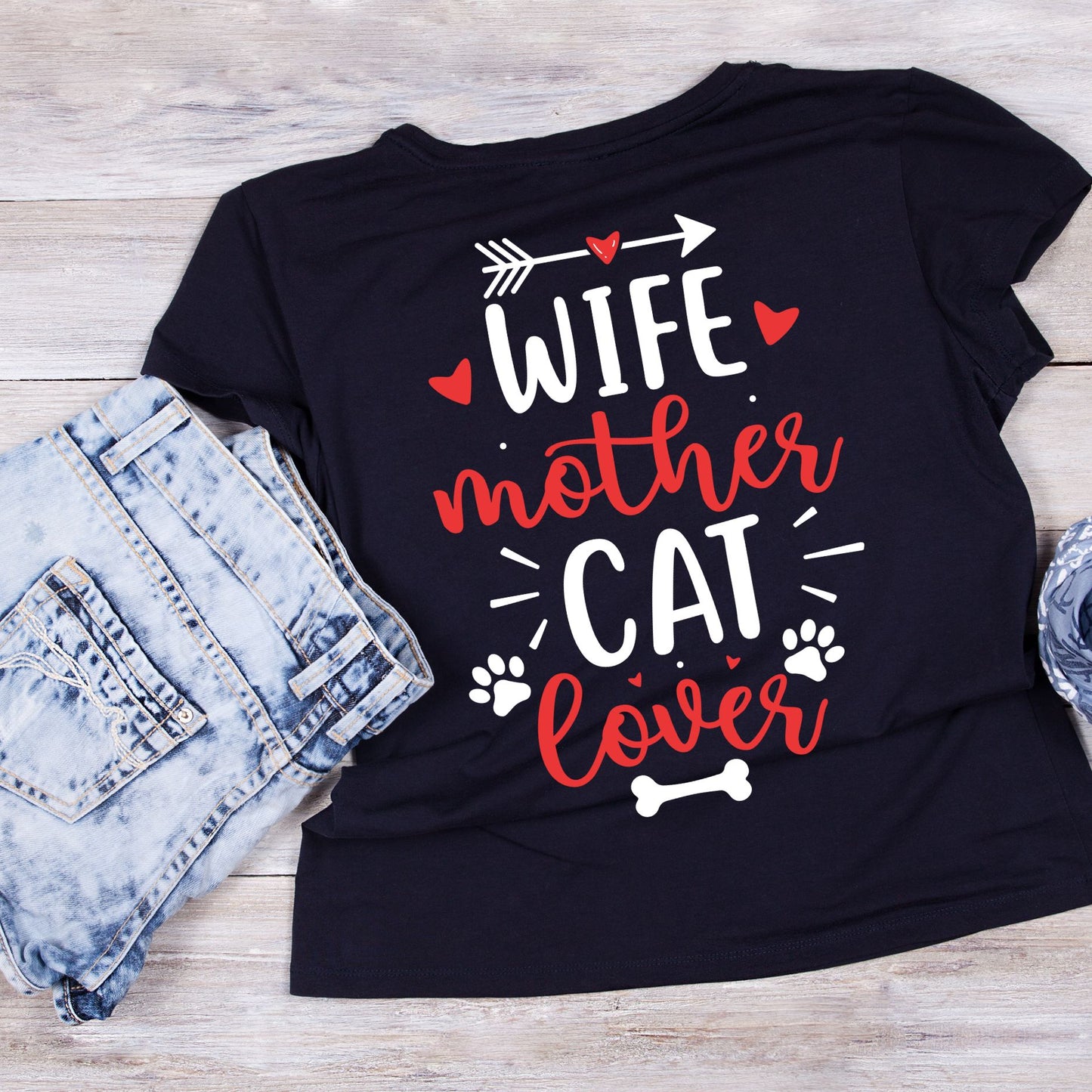 Wife Mother Car Lover Valentine’s Day T-shirt