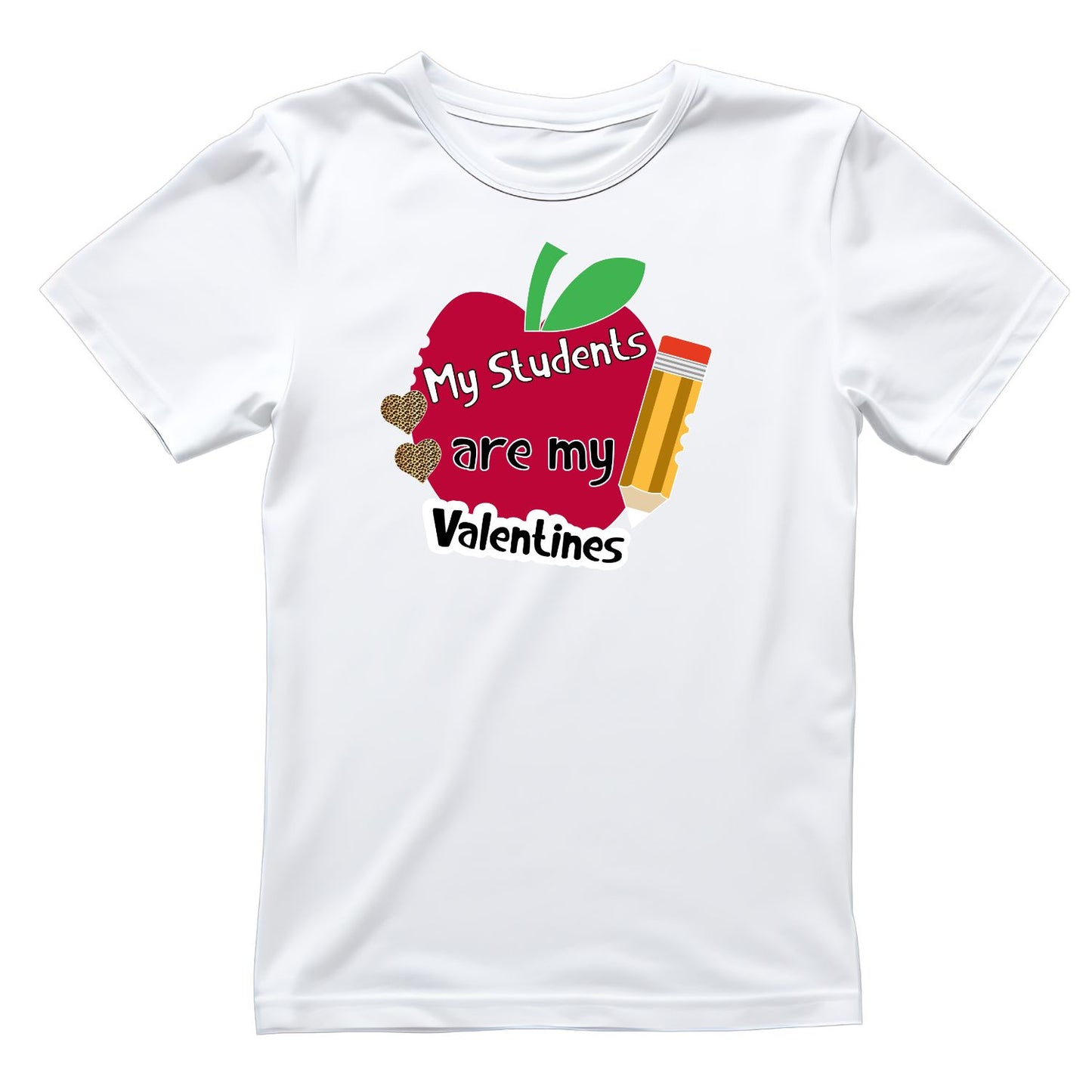 My Students Are My Valentine Apple Pencil T-shirt