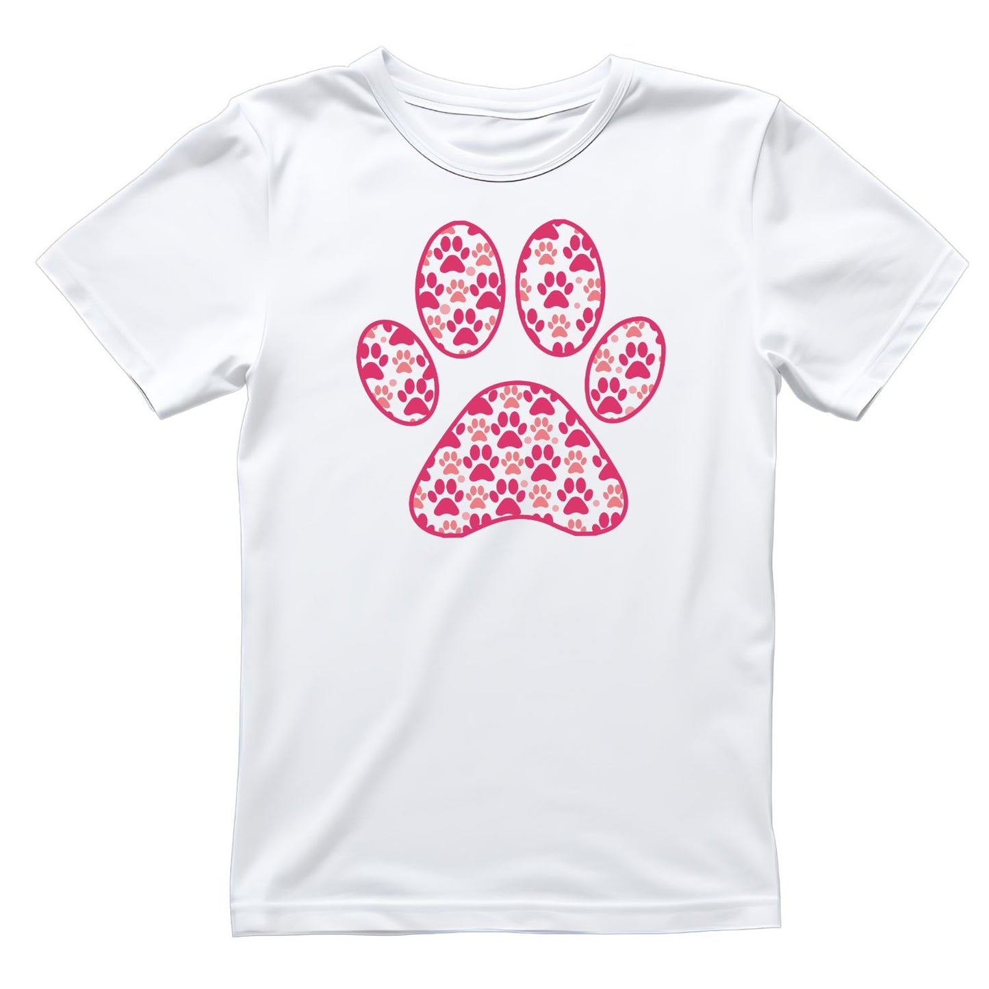 Dog Paw Pink T-shirt