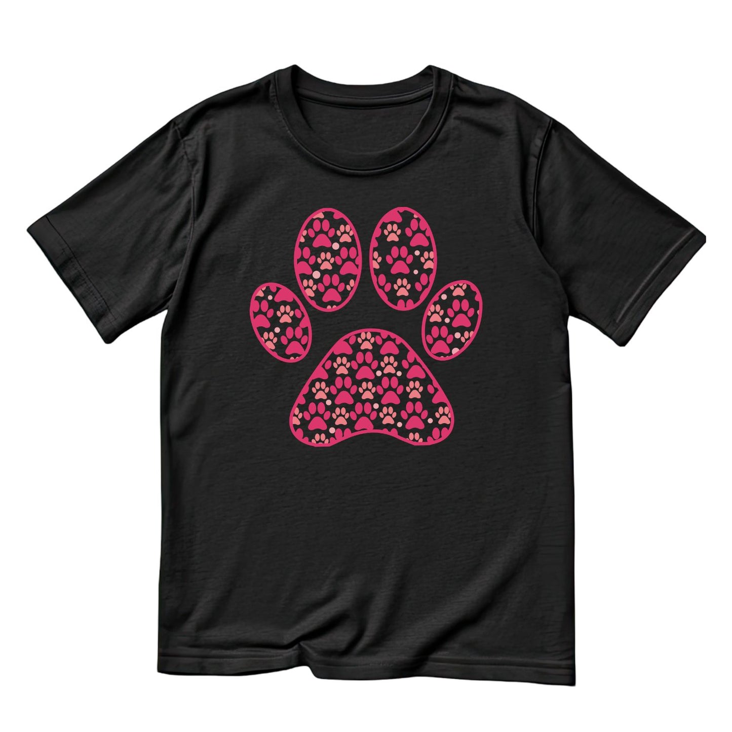 Dog Paw Pink T-shirt