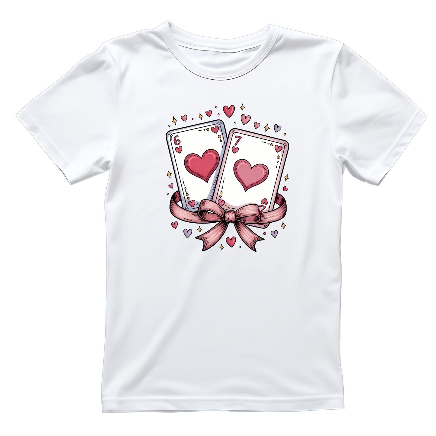Heart Playing Cards 67 Valentine’s Day T-shirt