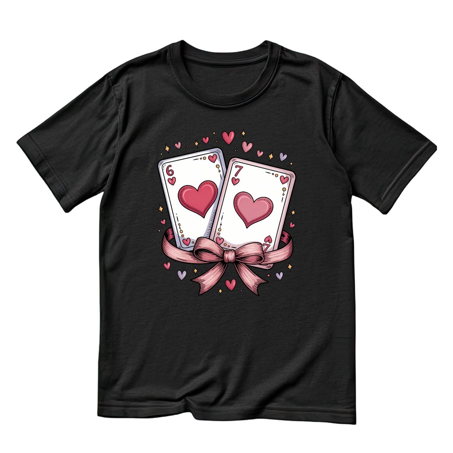 Heart Playing Cards 67 Valentine’s Day T-shirt