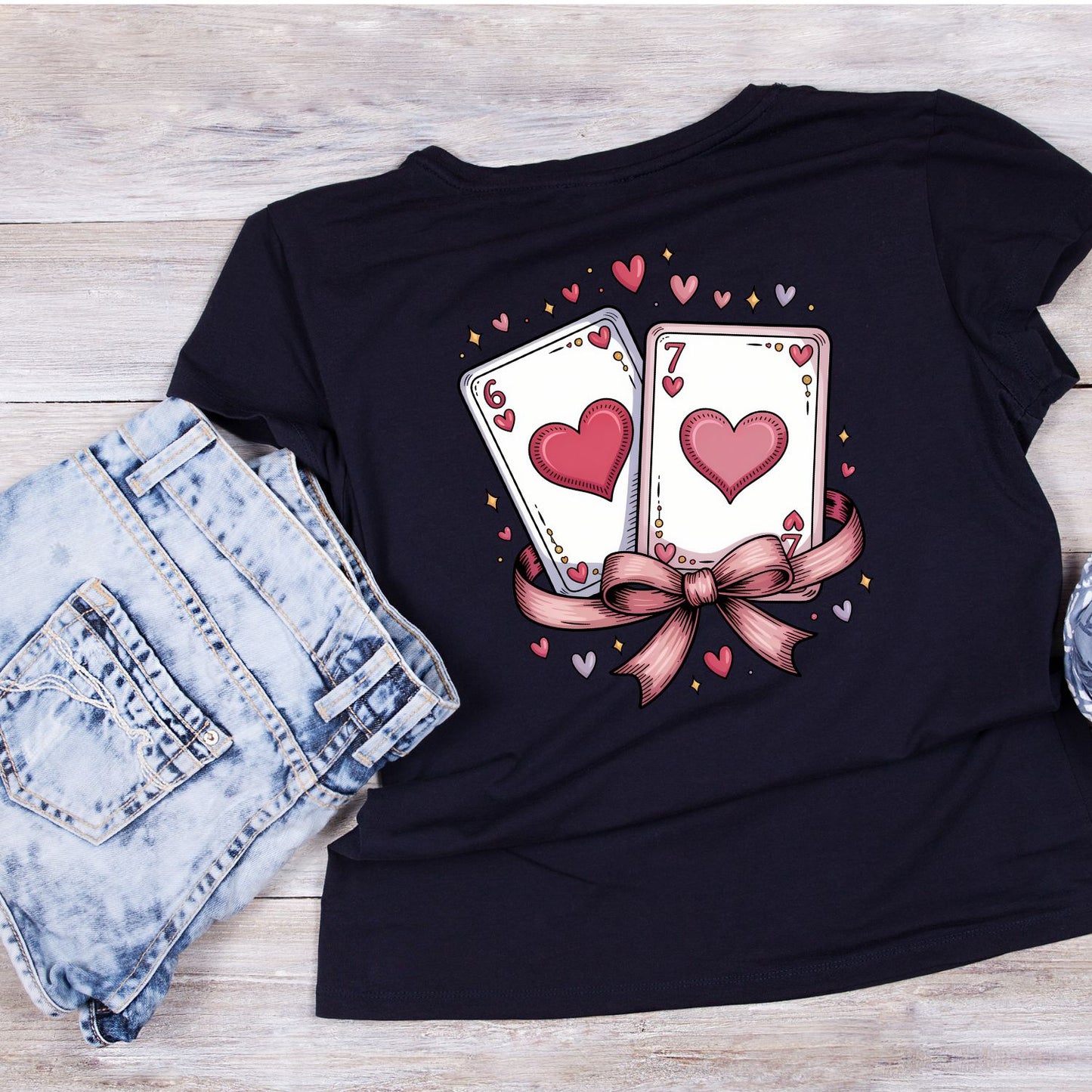 Heart Playing Cards 67 Valentine’s Day T-shirt