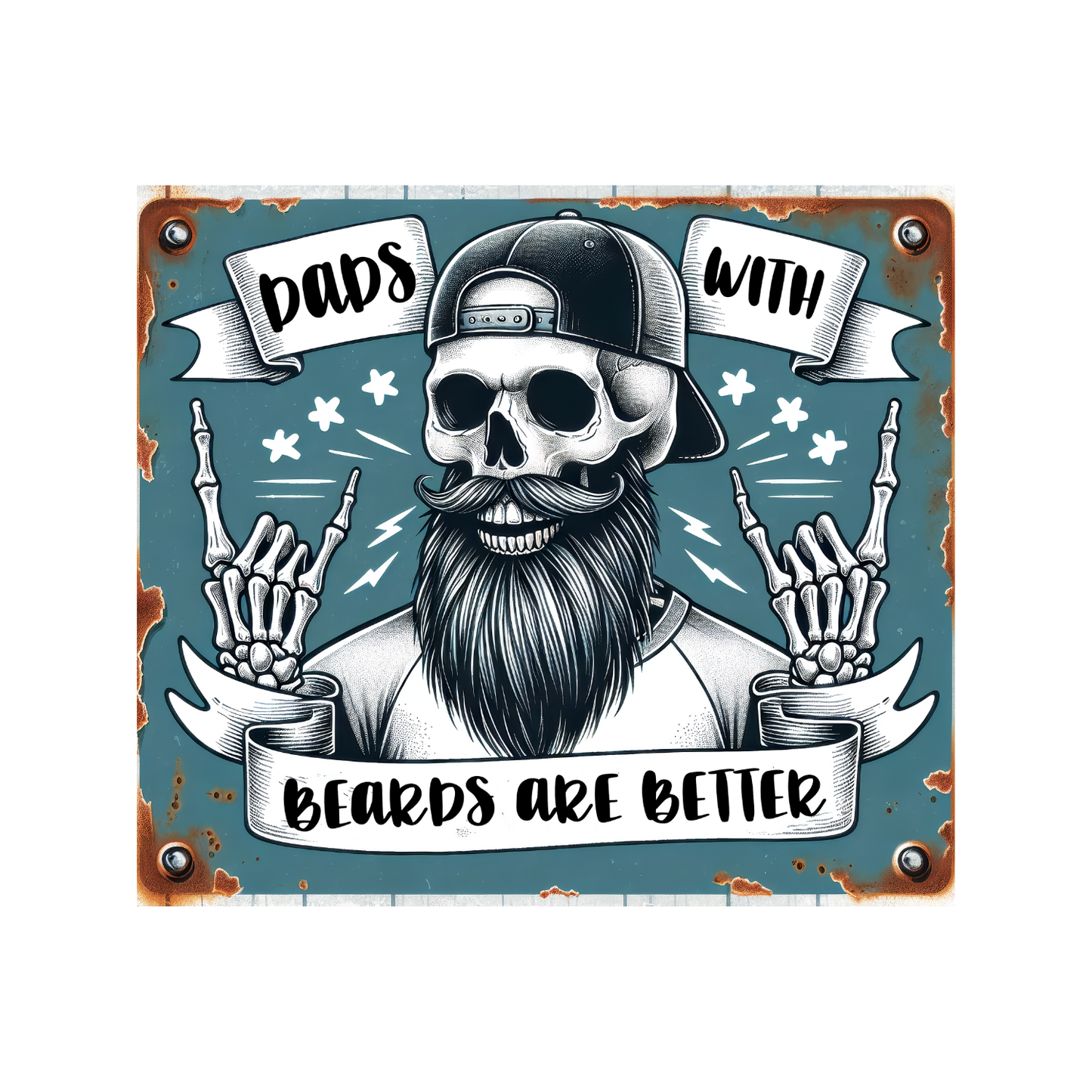 Dad’s With Beards Are Better T-Shirt | Graphic Tee | Father’s Day Shirt | Birthday