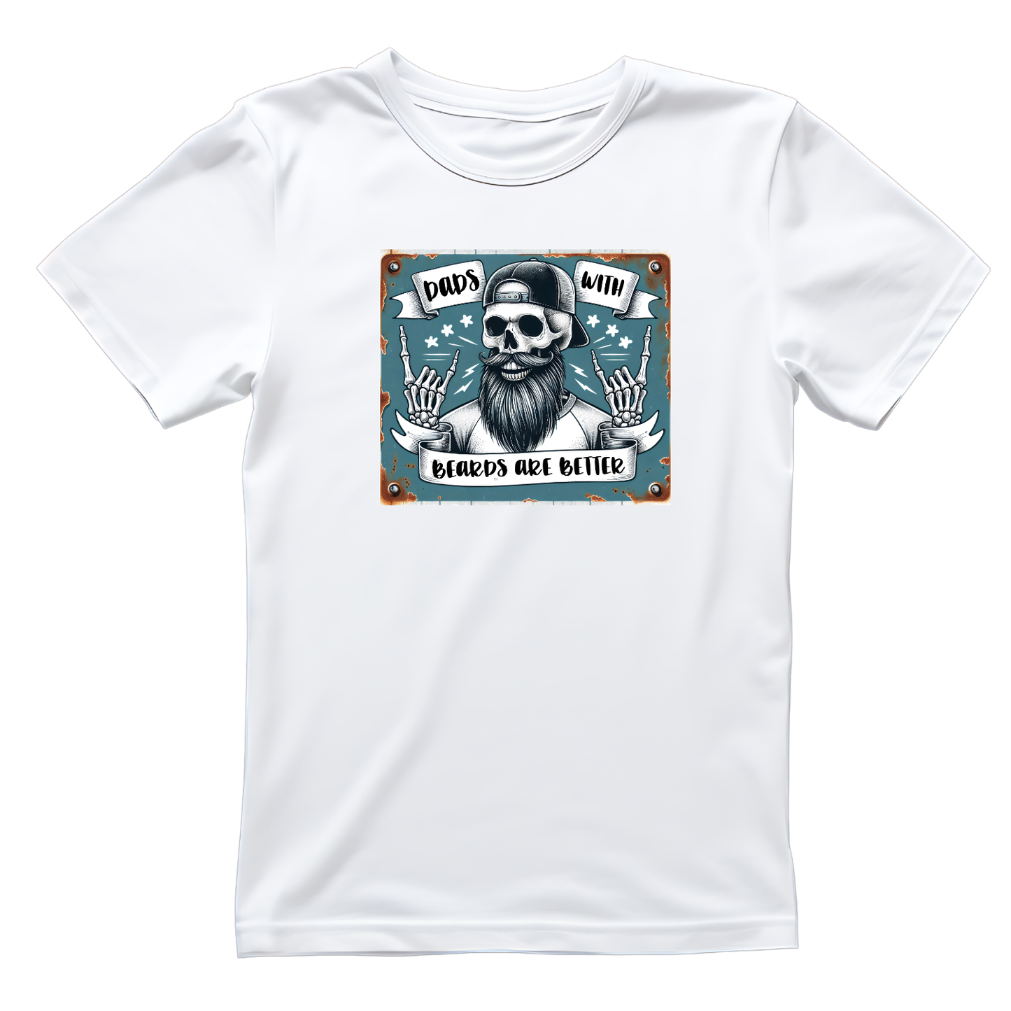 Dad’s With Beards Are Better T-Shirt | Graphic Tee | Father’s Day Shirt | Birthday