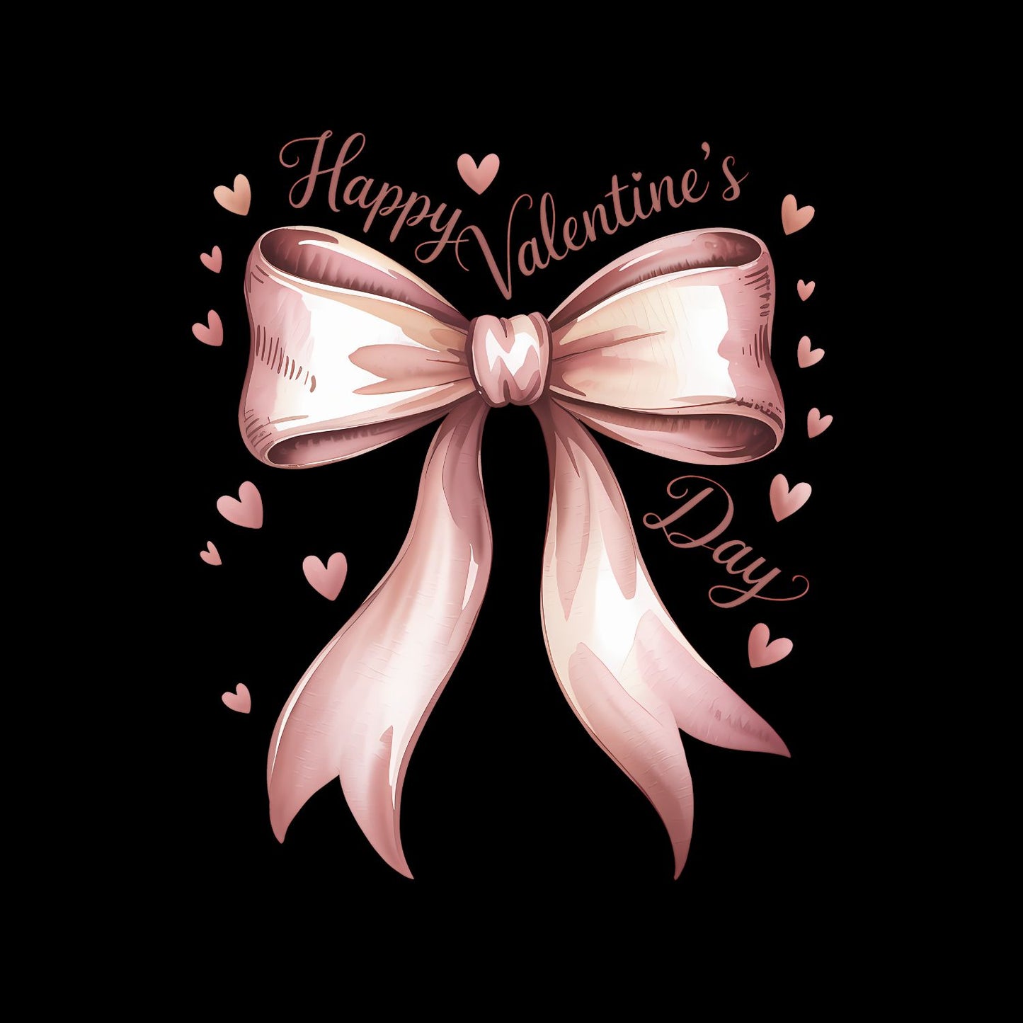 Bow Happy Valentine’s Day T-shirt