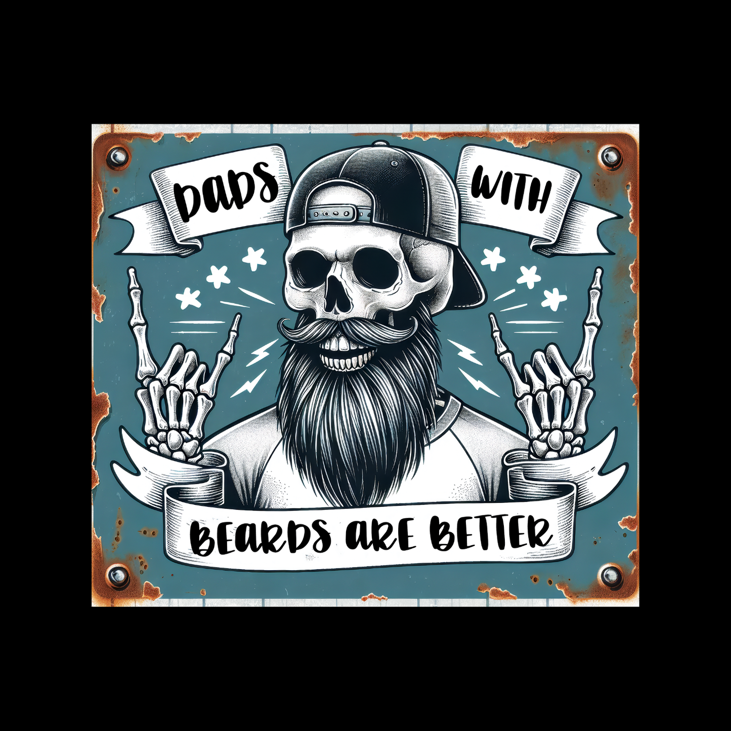 Dad’s With Beards Are Better T-Shirt | Graphic Tee | Father’s Day Shirt | Birthday