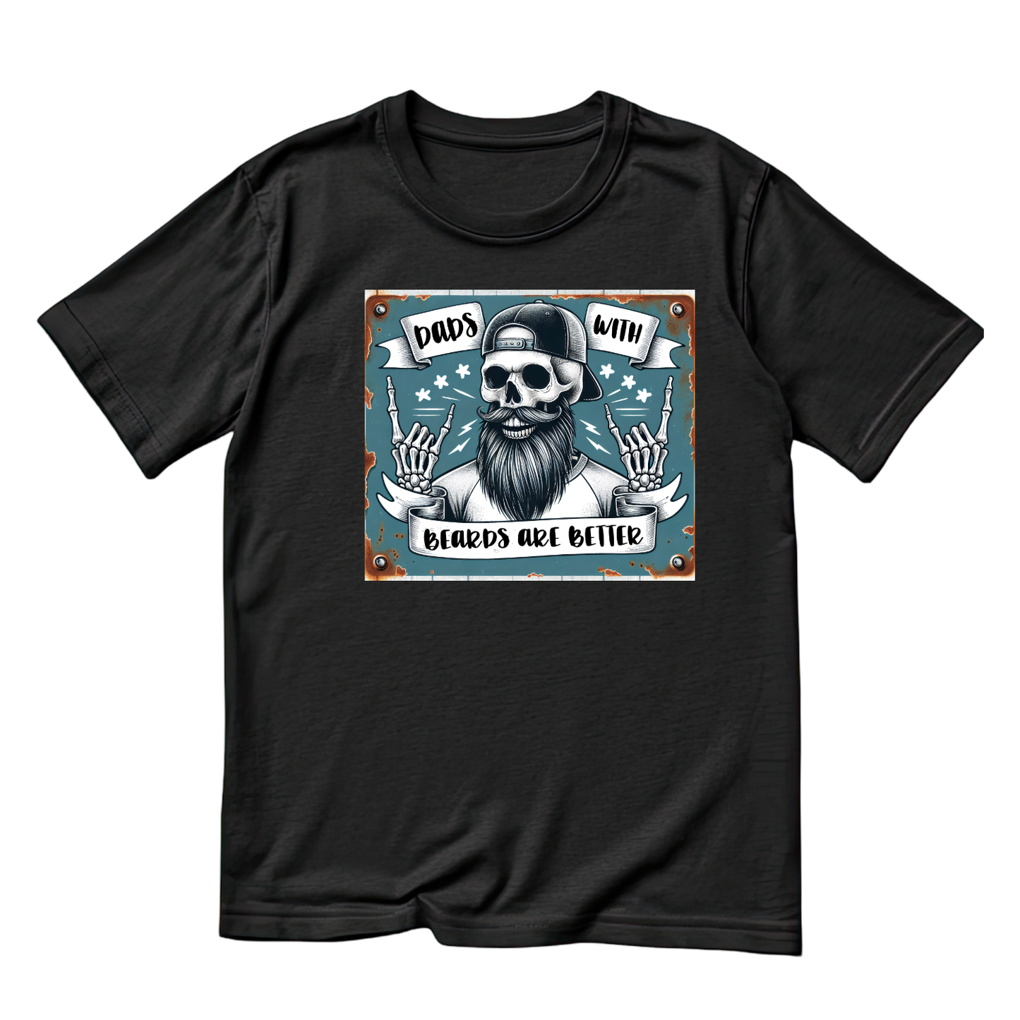 Dad’s With Beards Are Better T-Shirt | Graphic Tee | Father’s Day Shirt | Birthday