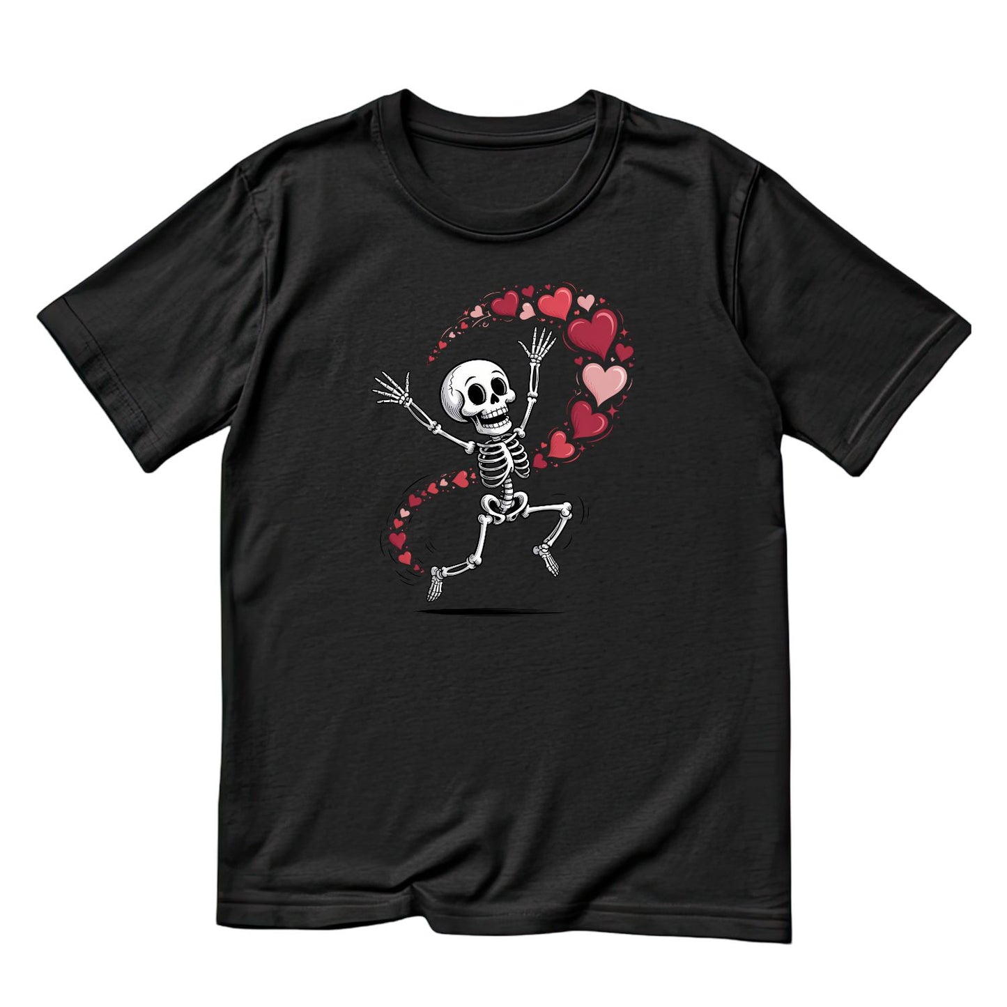 Skeleton Hearts Valentine’s Day T-shirt