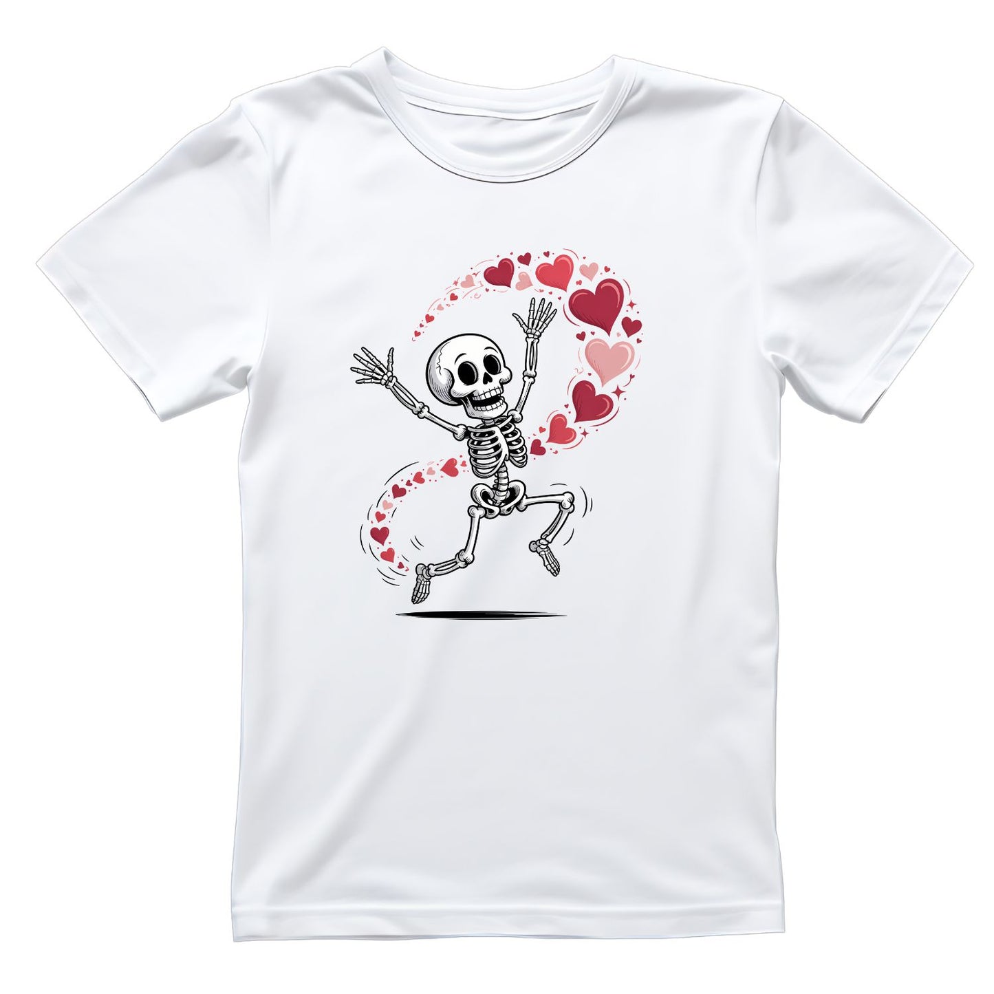 Skeleton Hearts Valentine’s Day T-shirt