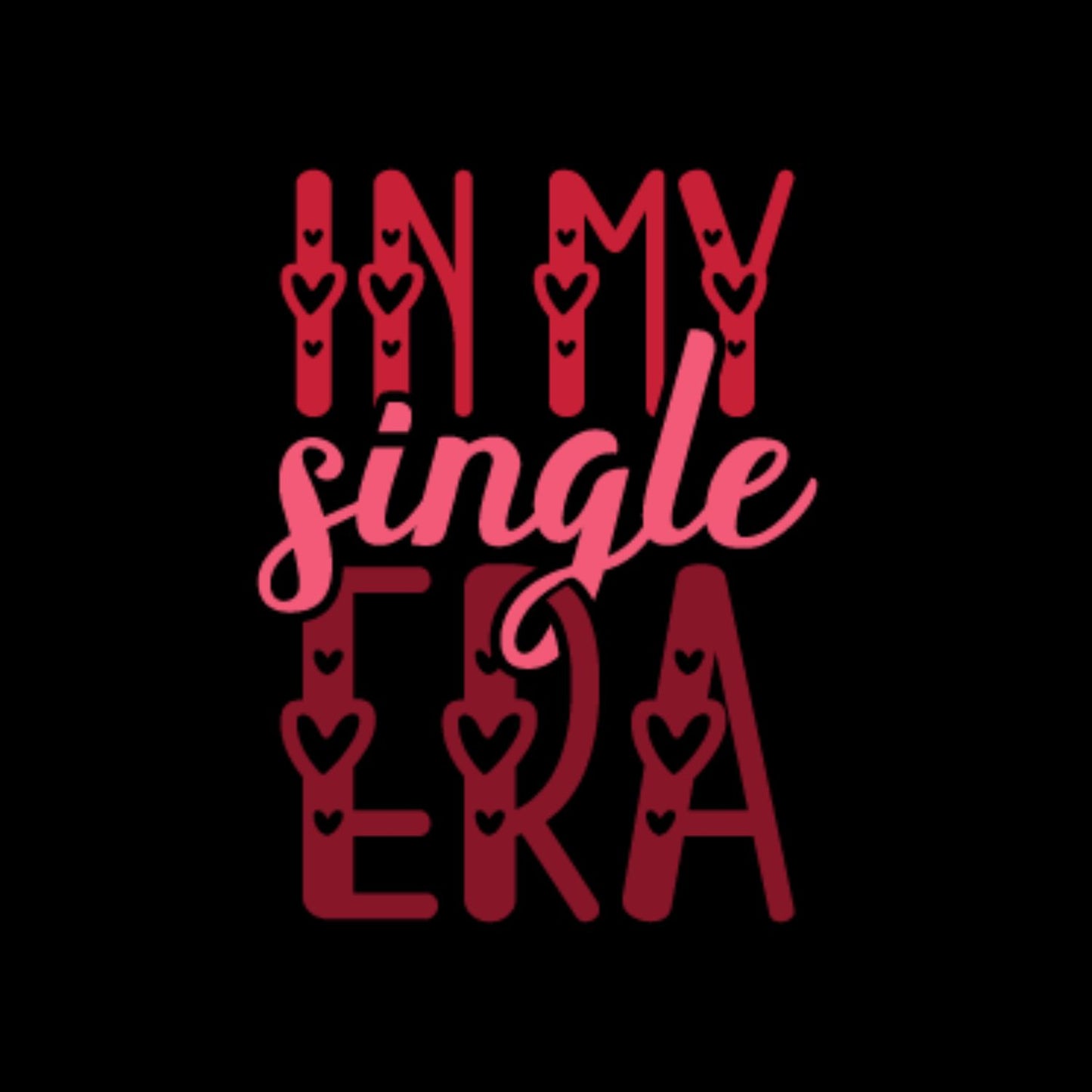 In My Single Era Valentine’s Day T-shirt
