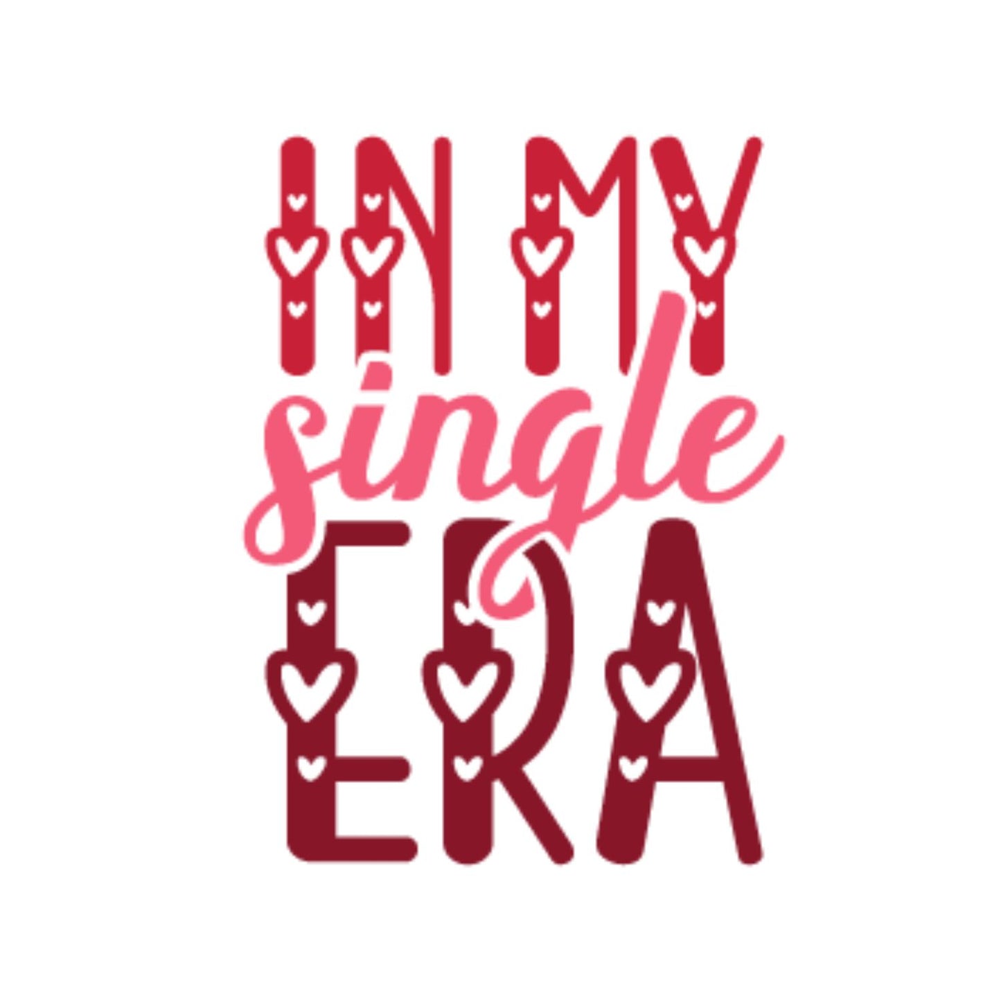 In My Single Era Valentine’s Day T-shirt