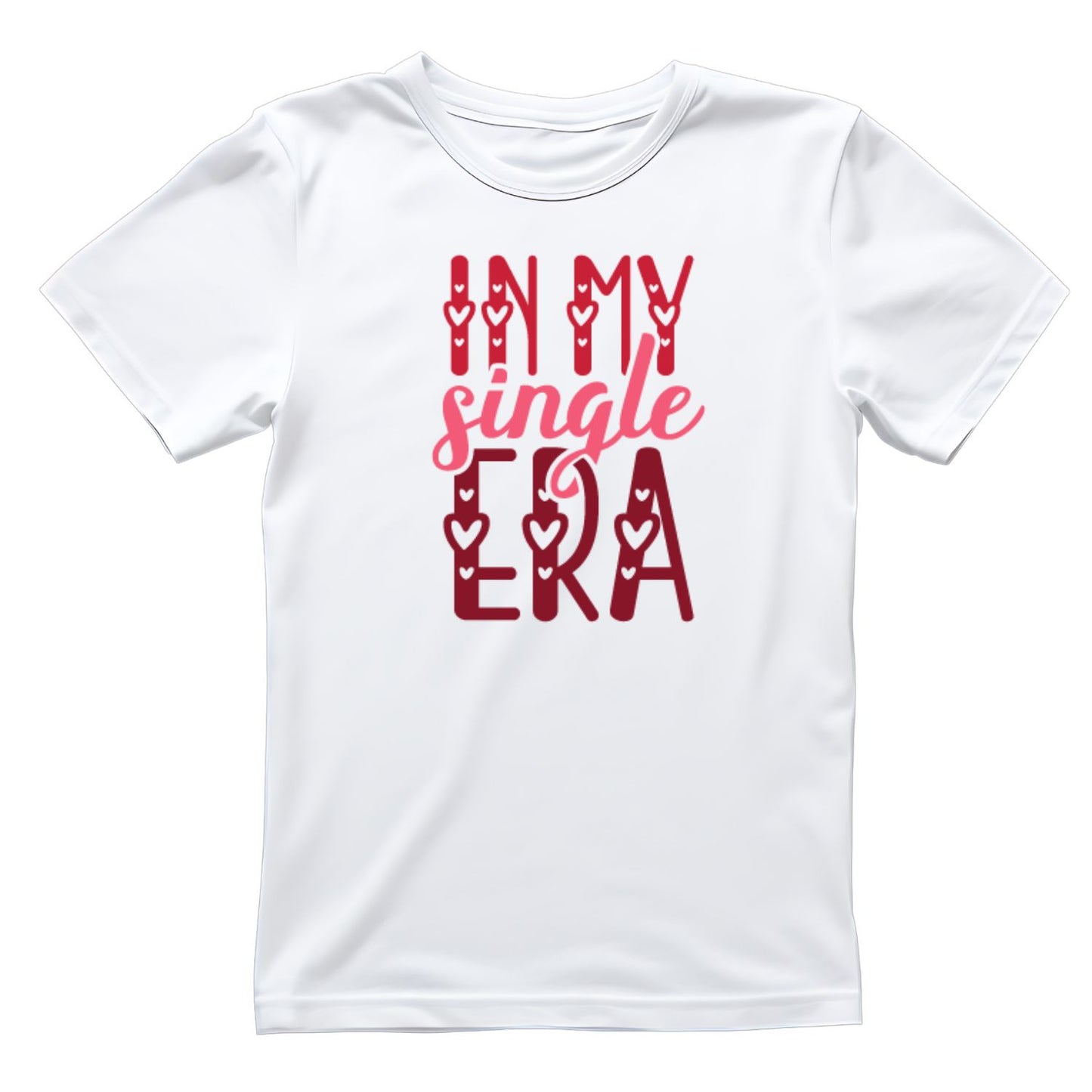 In My Single Era Valentine’s Day T-shirt