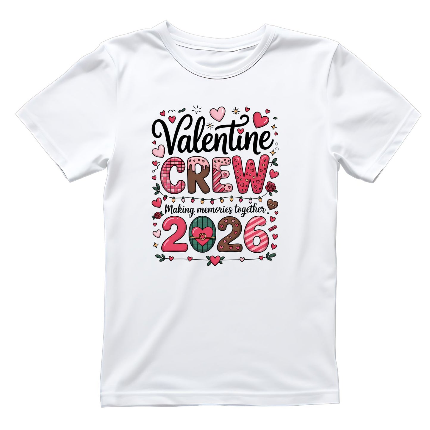 Valentine Crew 2026 Making Memories Together T-shirt