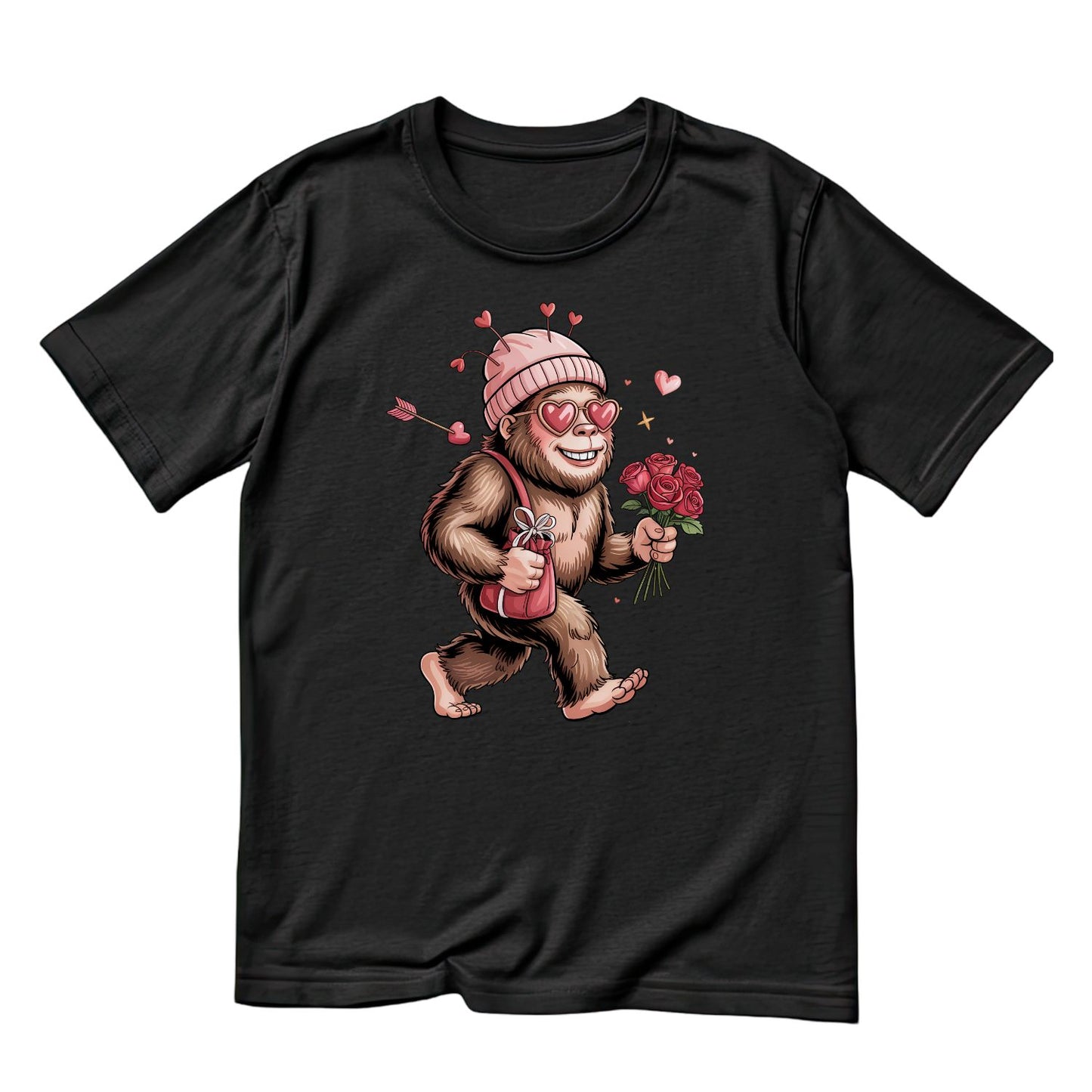 Bigfoot Valentine’s Day T-shirt