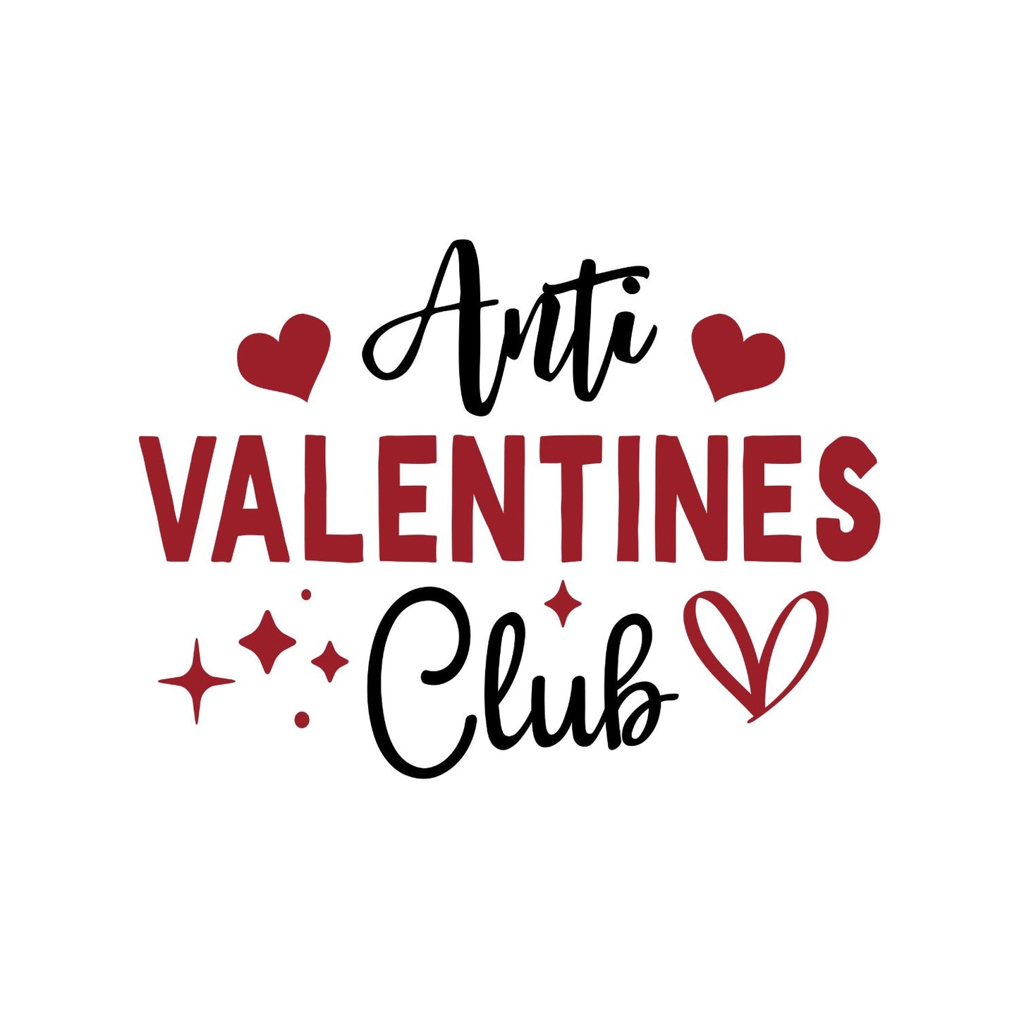 Anti Valentines Club T-shirt