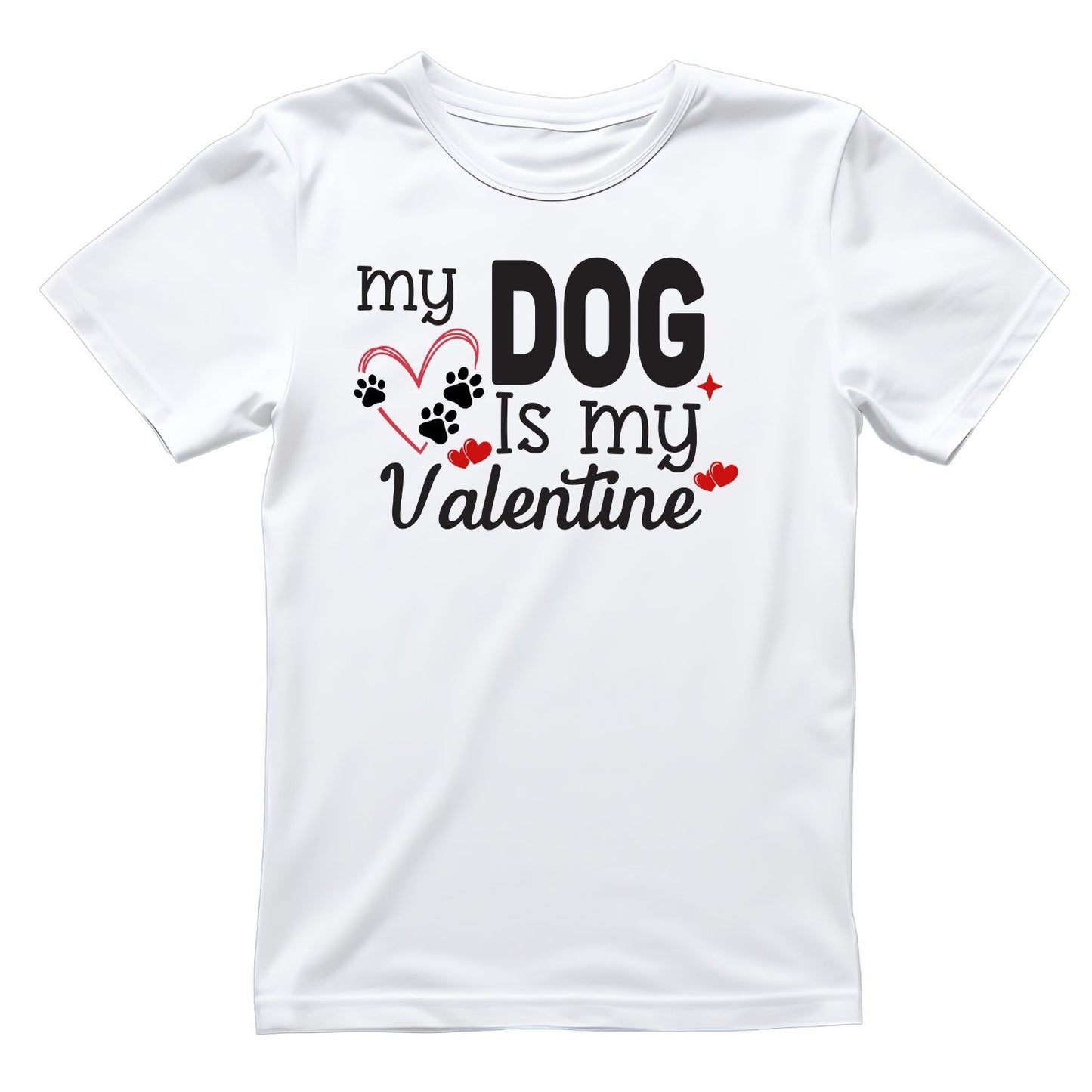 My Dog Is My Valentine T-shirt