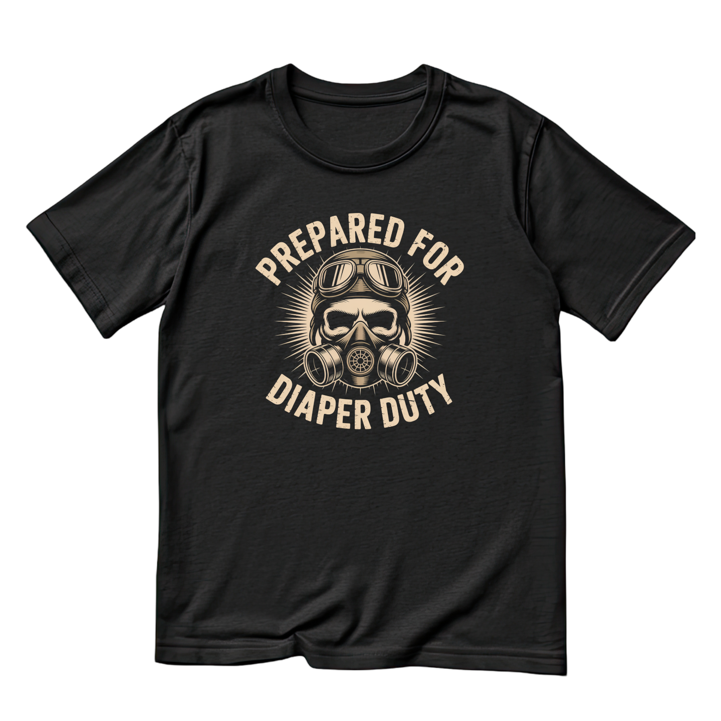 Prepared For Diaper Duty T-shirt | New Dad Graphic Tee | Printed Shirt | Father’s Day | Birthday