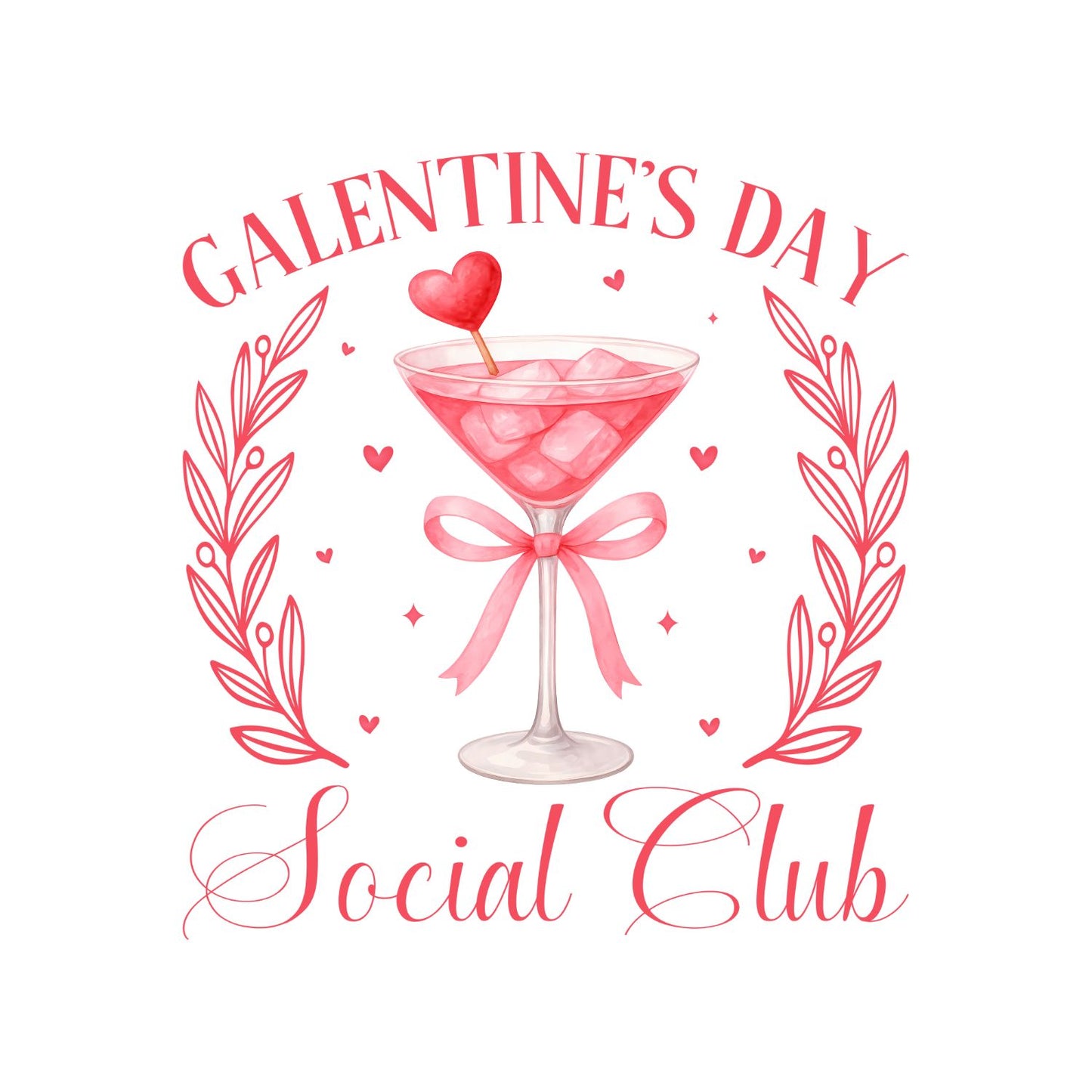 Galentine’s Day Social Club | Valentine’s Day T-shirt | Girl’s Night Out | Fun Women’s Gift