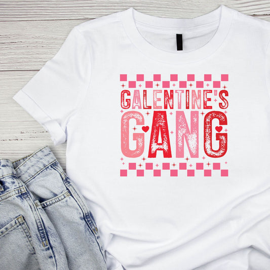 Galentine’s Gang | Valentine’s Day T-shirt | Girl’s Night Out