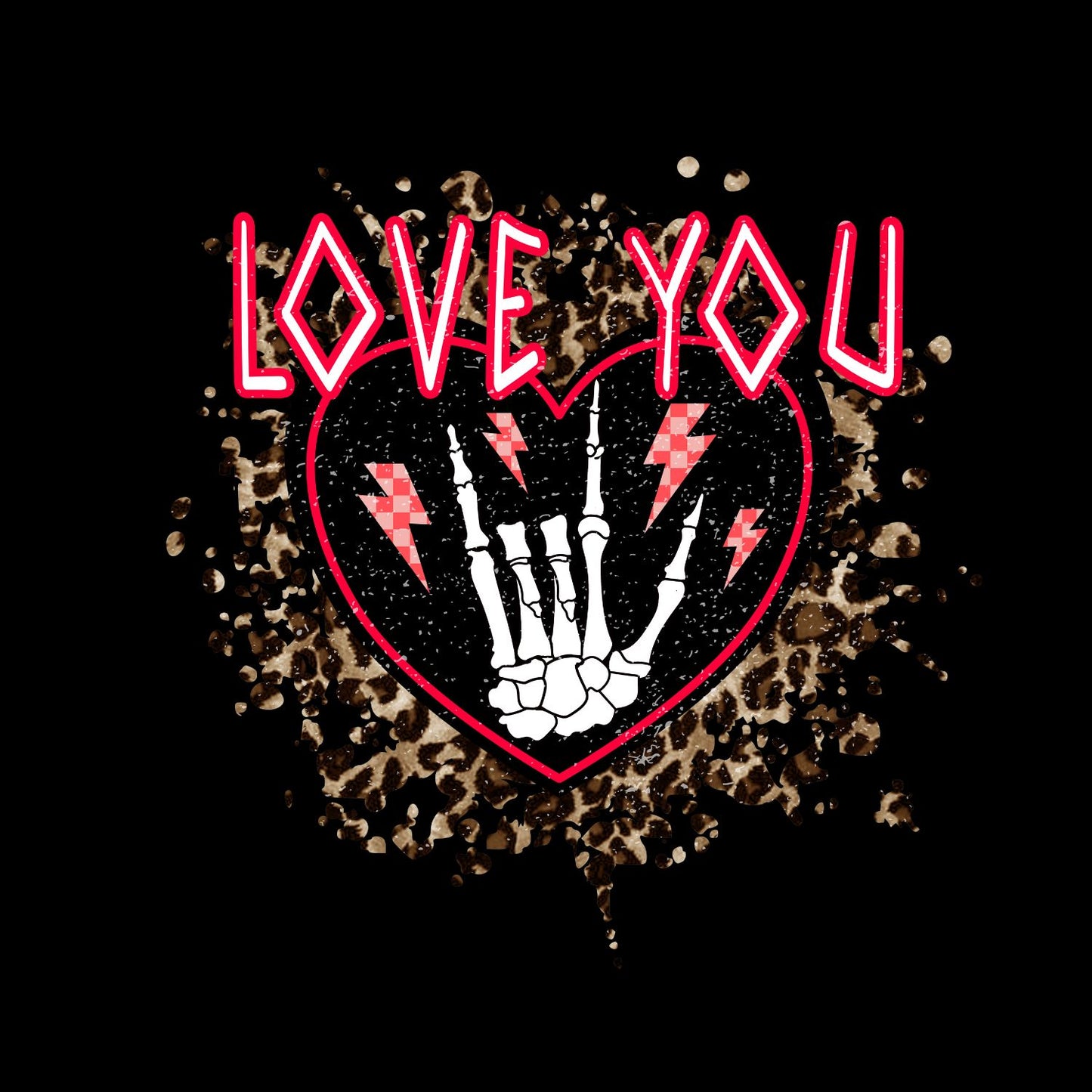 Love You | Skeleton Hand | Valentine’s Day T-shirt