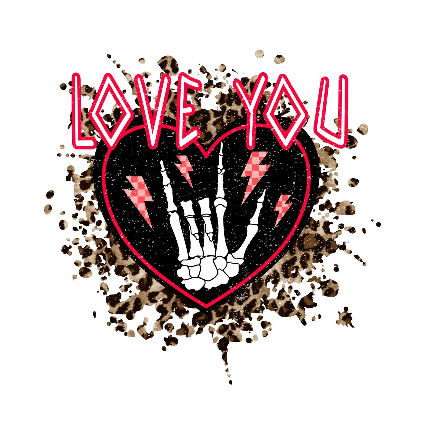 Love You | Skeleton Hand | Valentine’s Day T-shirt