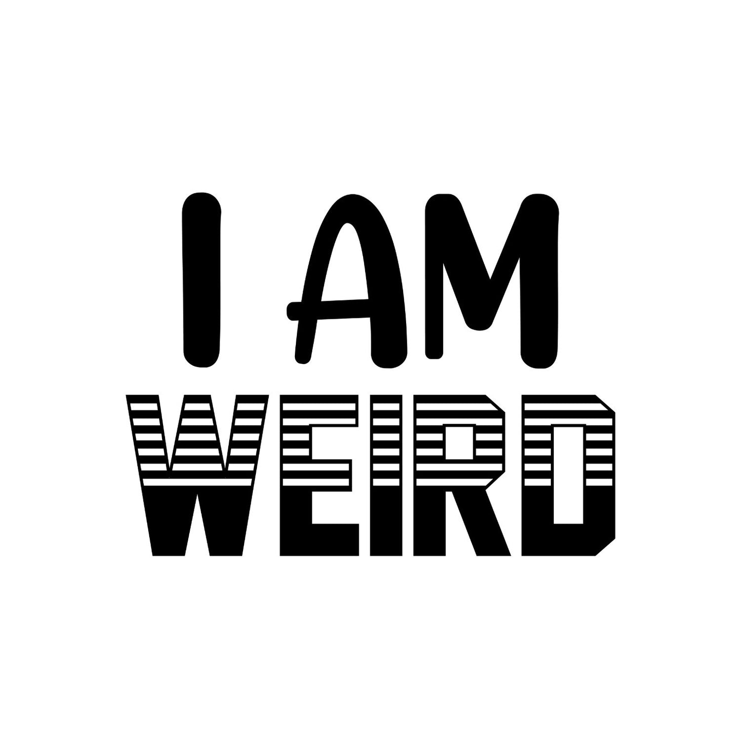 I Love Weird | I Am Weird |Couples Valentine’s Day T-shirt