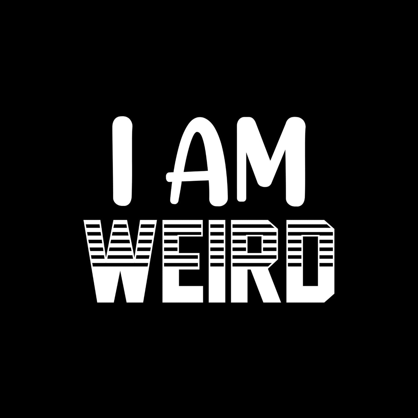 I Love Weird | I Am Weird |Couples Valentine’s Day T-shirt